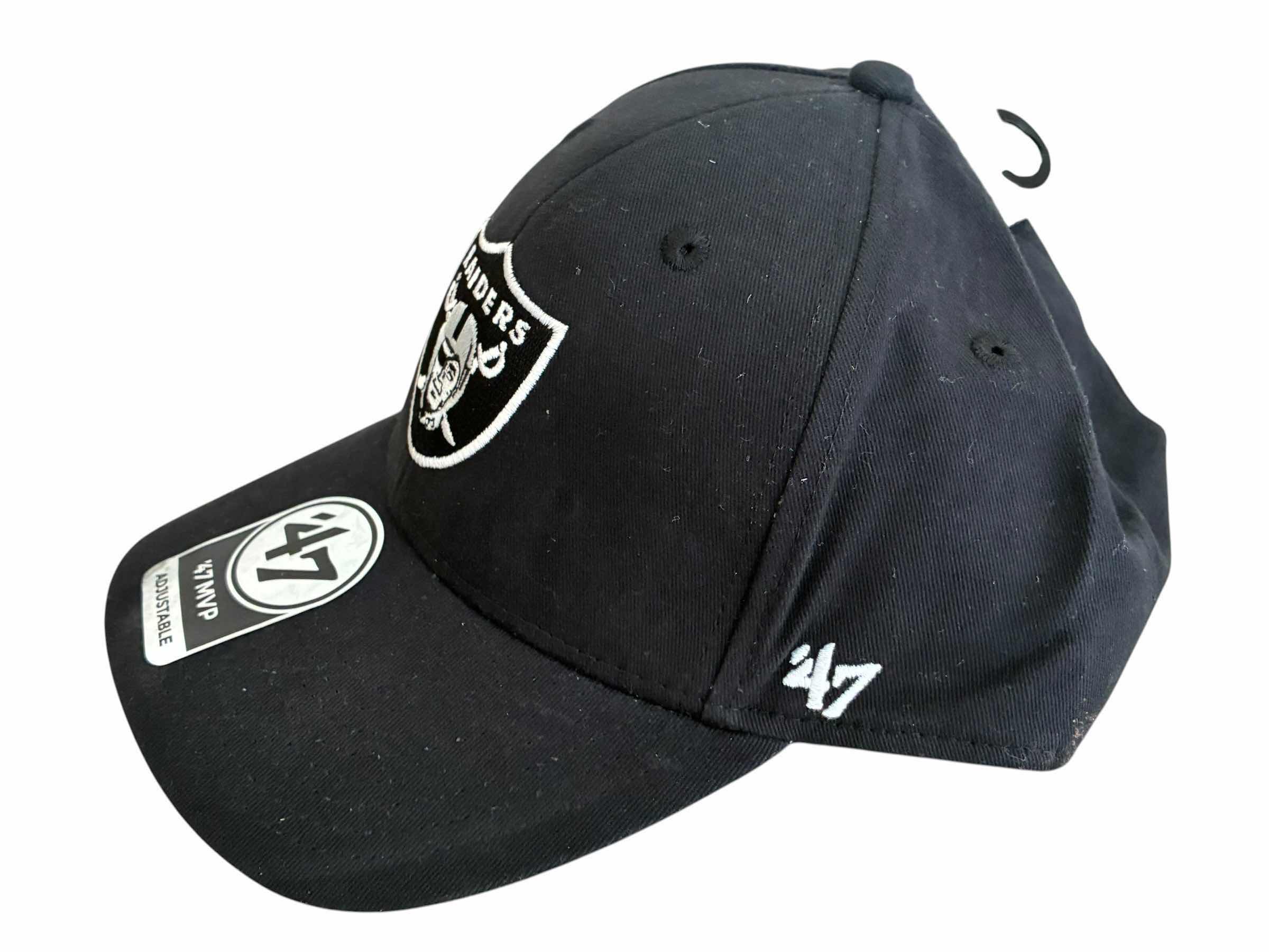 Photo 1 of NFL RAIDERS ‘47 MVP VELCROBACK  BLACK HAT