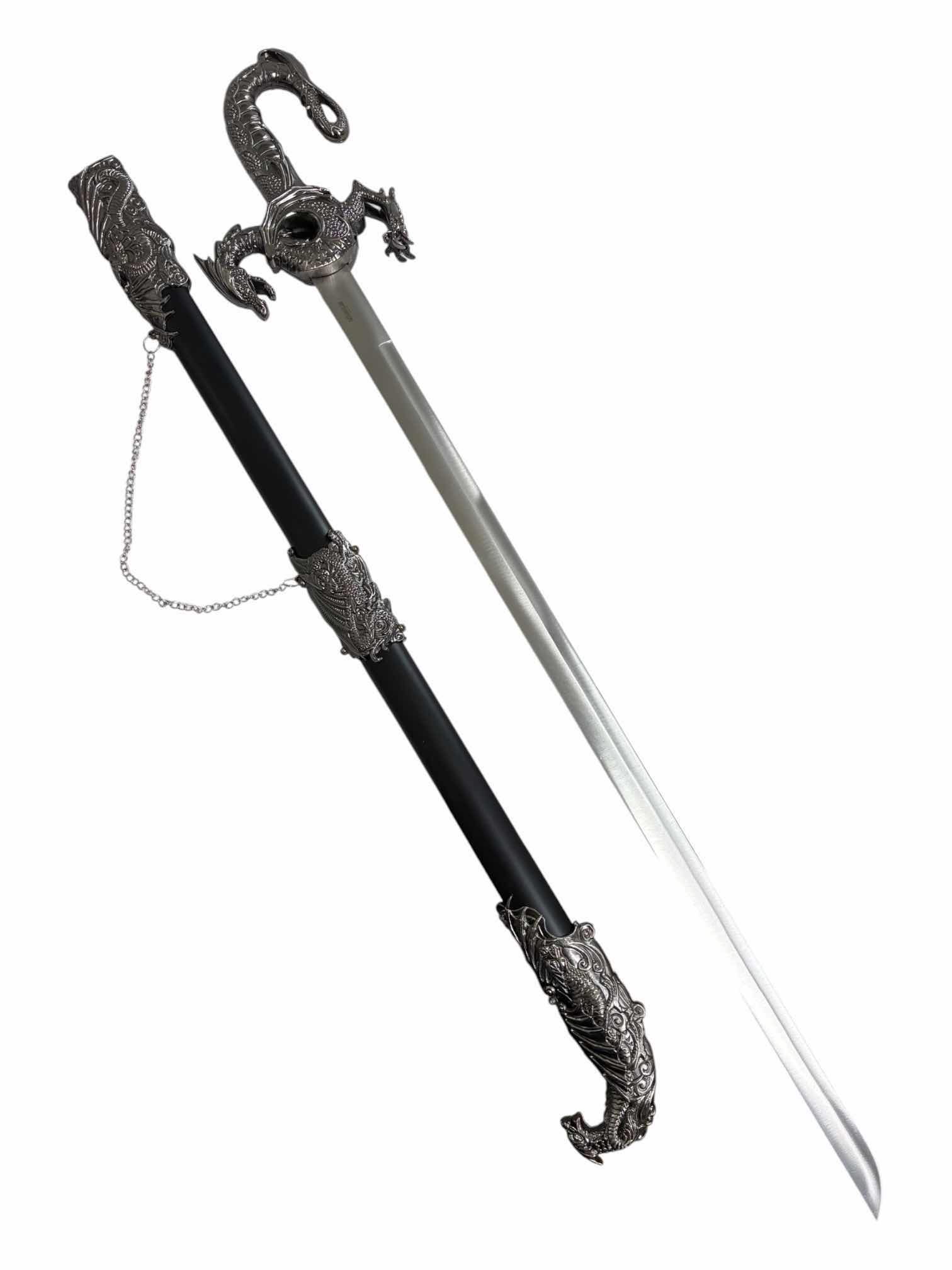 Photo 1 of NIB FANTASY EDGE DRAGON SWORD W SHEATH 36”