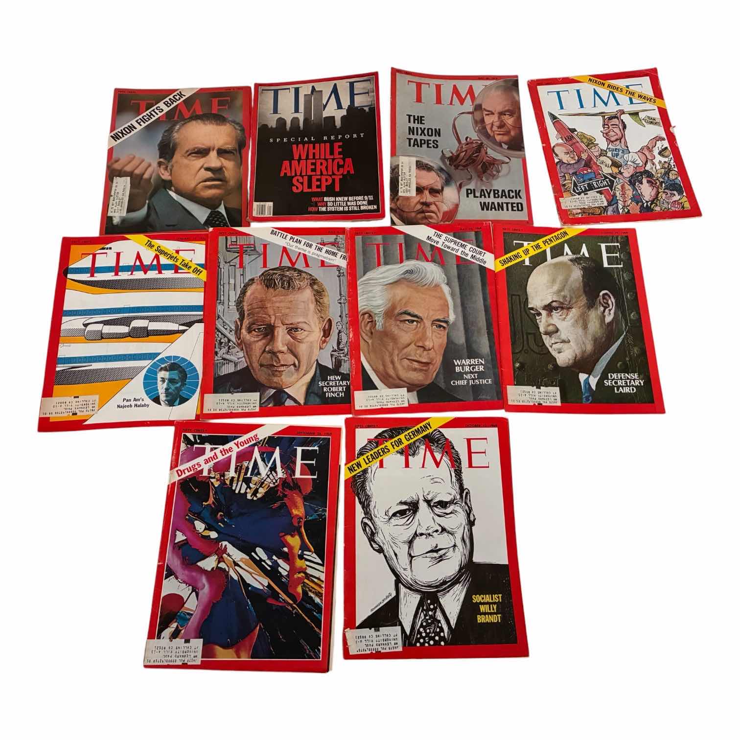 Photo 1 of VINTAGE TIME MAGAZINES (10)