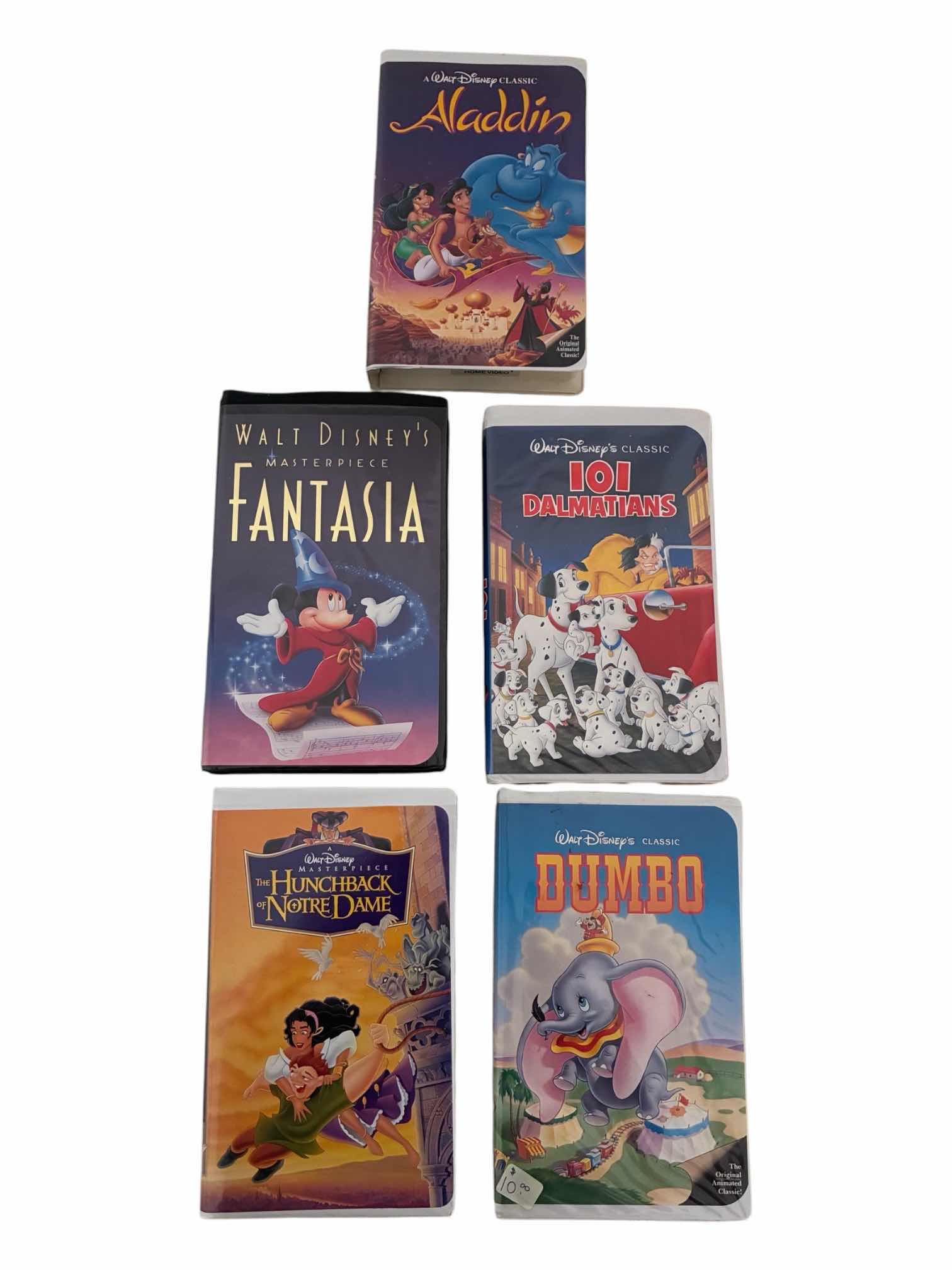 Photo 1 of DISNEY CLASSIC VHS MOVIES (5)