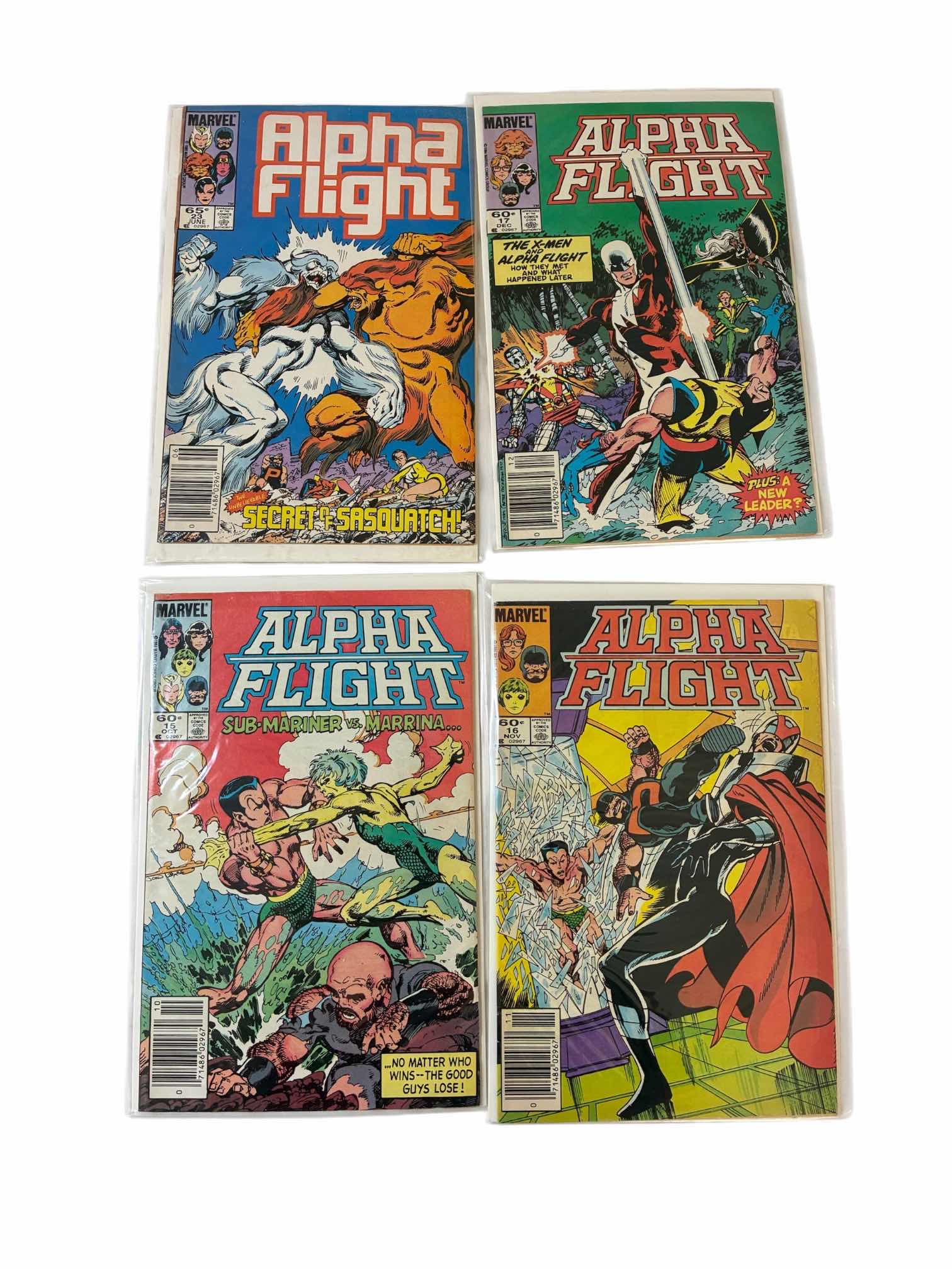 Photo 1 of MARVEL ALPHA FIGHT COMIC BOOKS (4)