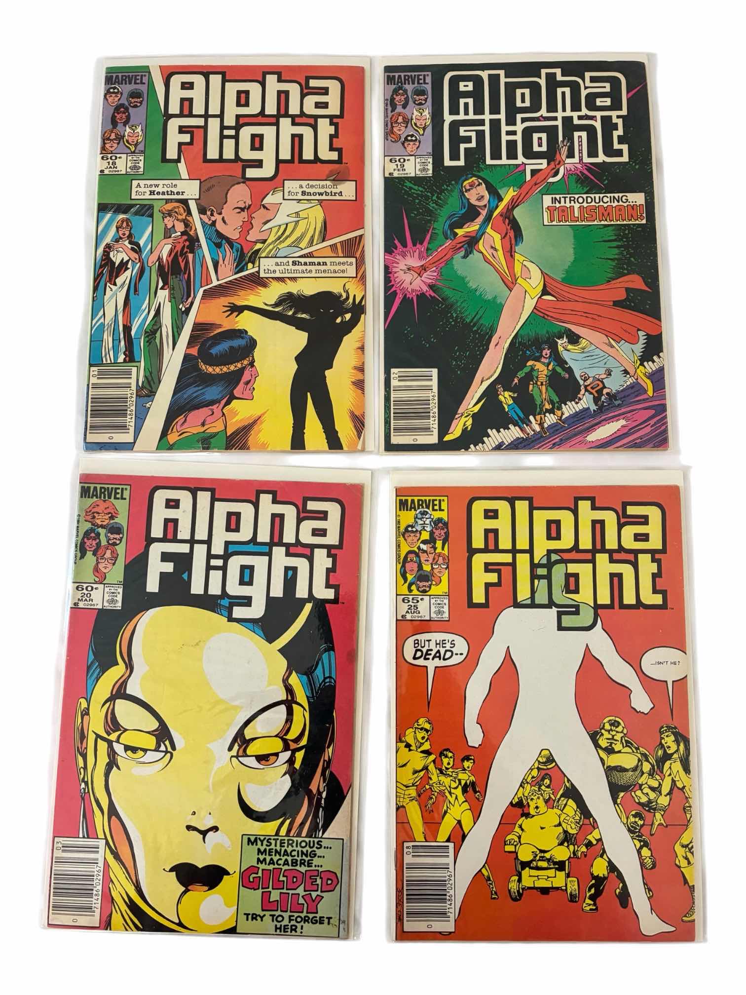 Photo 1 of MARVEL ALPHA FIGHT COMIC BOOKS (4)