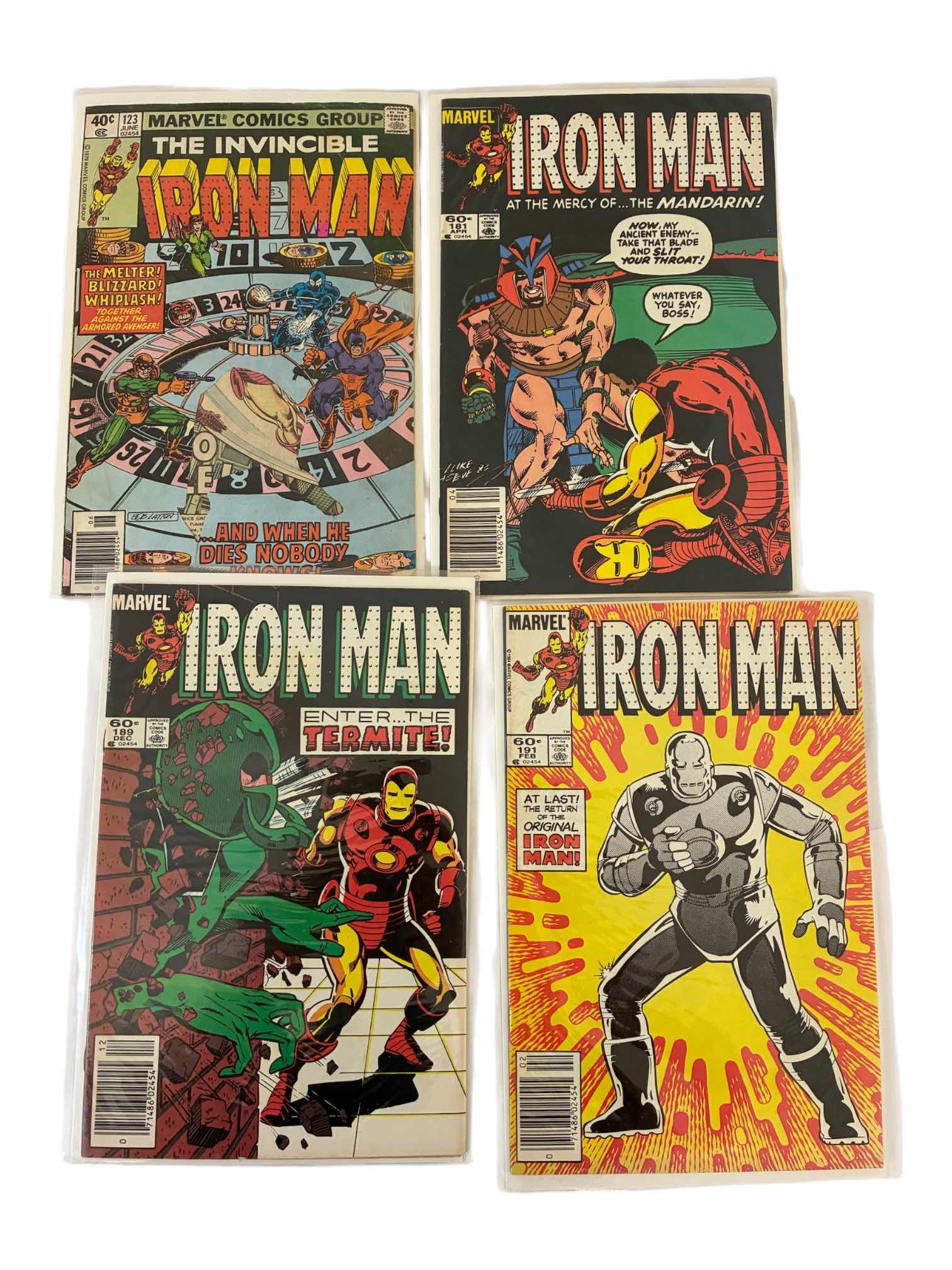 Photo 1 of MARVEL IRON MAN COMIC BOOKS (4)