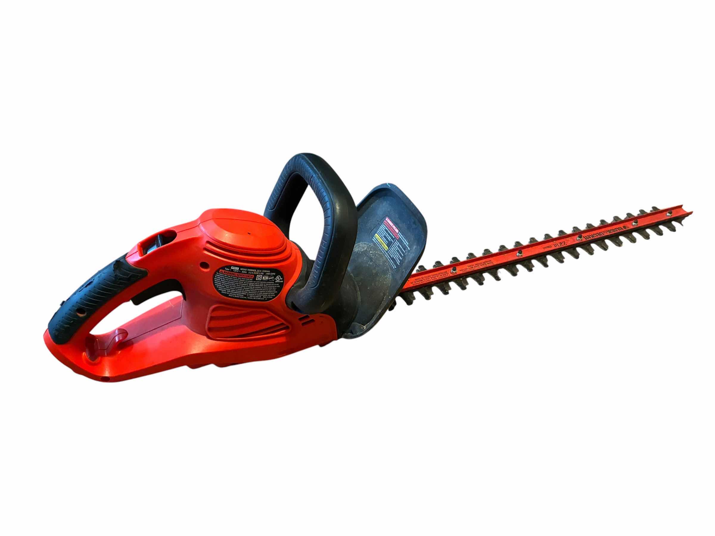 Photo 1 of BLACK & DECKER ELECTRIC CORDED HEDGER