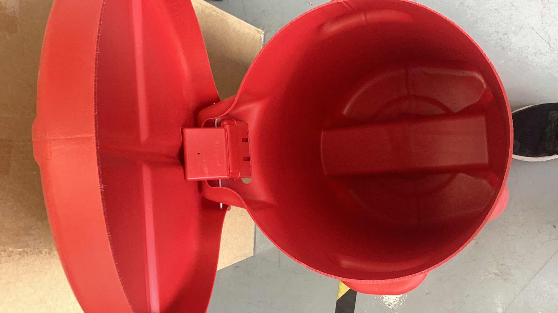 Photo 1 of MEDIUM BIO HAZARD PLASTIC CAN 19” H 21”