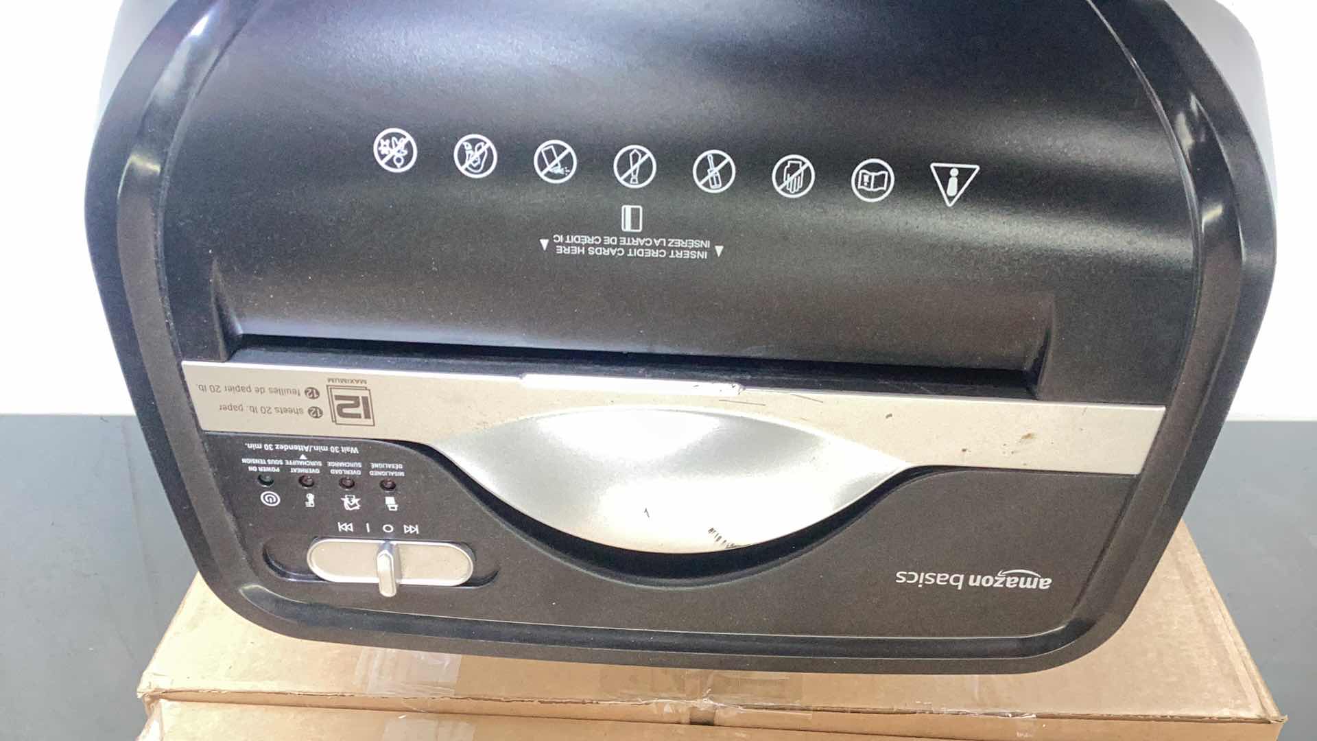 Photo 2 of AMAZON BASICS PAPER SHREDDER