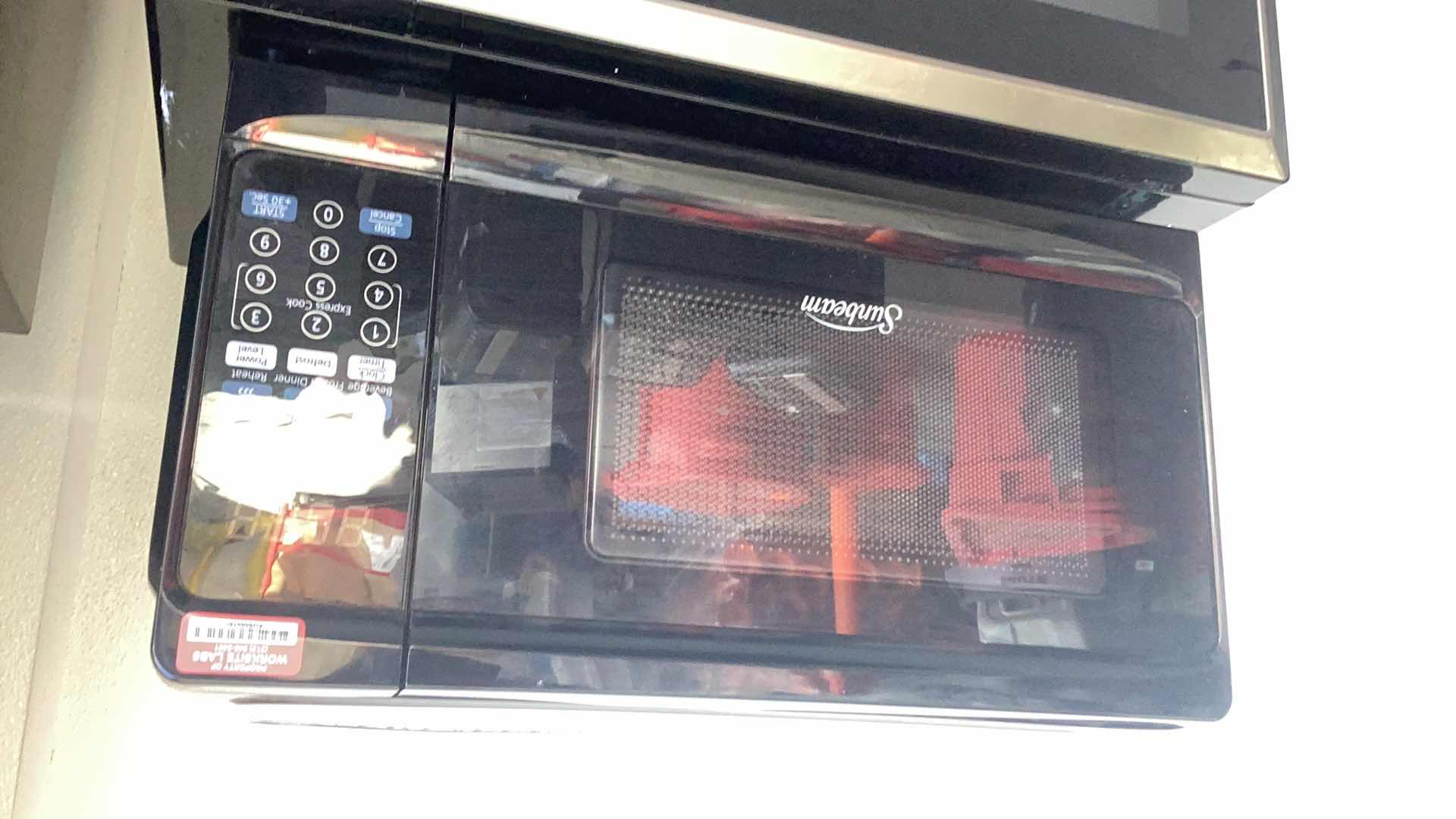 Photo 1 of SUNBEAM MICROWAVE 17” X H 9”