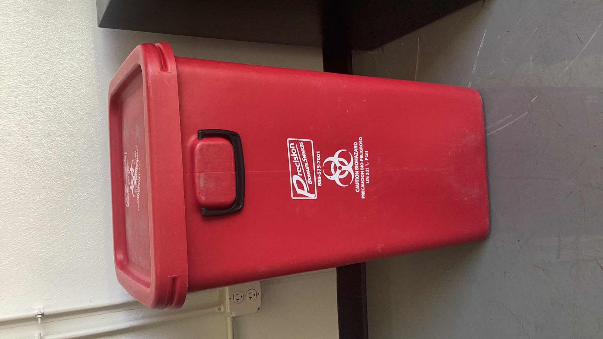 Photo 1 of PRECISION LARGE BIOHAZARD CAN 18” X H 32”