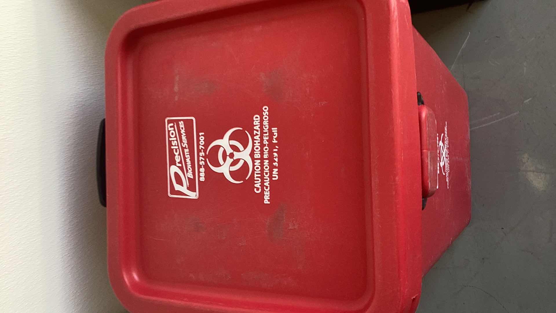 Photo 1 of PRECISION LARGE BIOHAZARD CAN 18” X H 32”