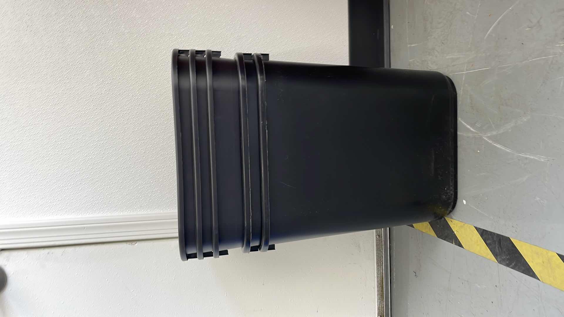 Photo 1 of 5 , BLACK TRASH CANS 7 GALLON