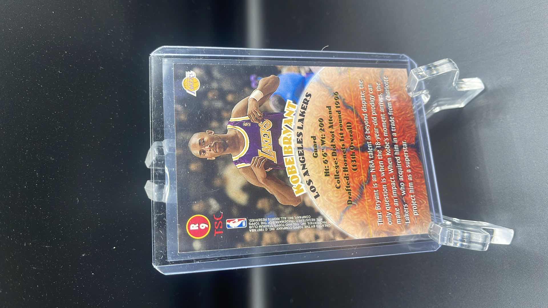 Photo 1 of 1997 KOBE BRYANT ROOKIE TOPPS STADIUM CARD R9