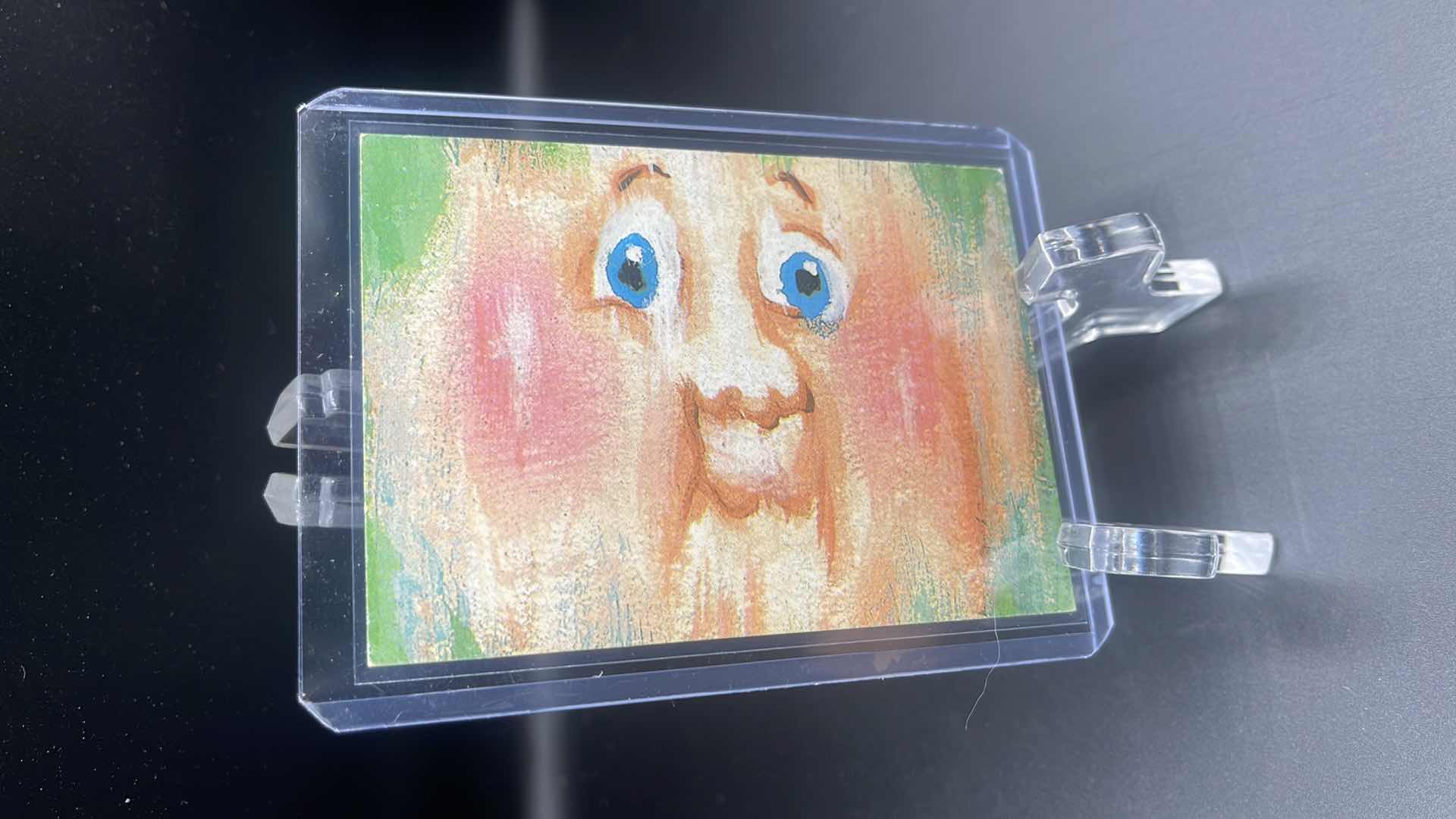 Photo 1 of 1986 GARBAGE PAIL KIDS “SPENCER DISPENSER” CARD