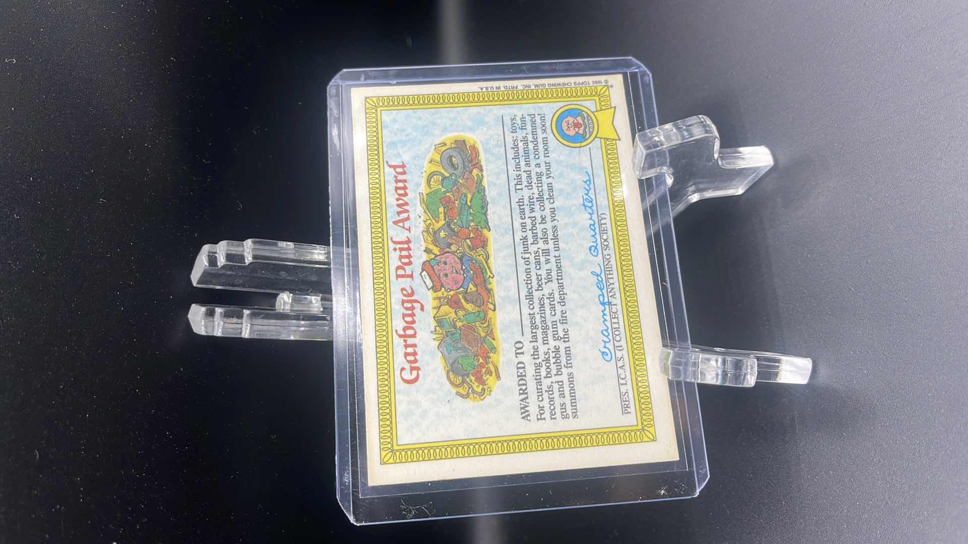 Photo 1 of 1985 GARBAGE PAIL KIDS “KIM KONG” CARD