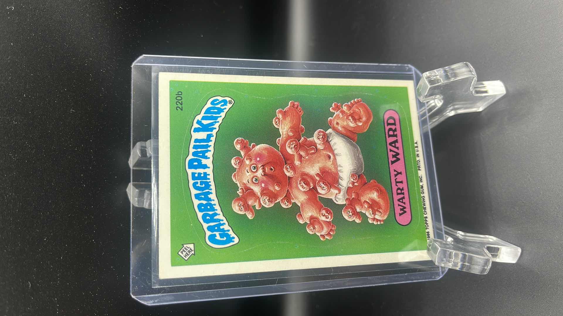 Photo 1 of 1986 GARBAGE PAIL KIDS “WARTY WARD” CARD