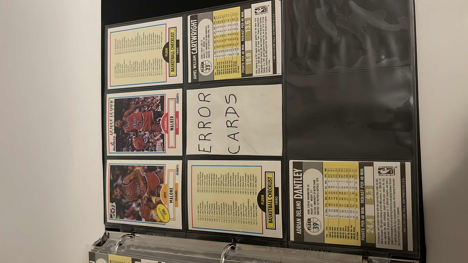 Photo 1 of 1990 FLEER NBA BASKETBALL CARS W BINDER