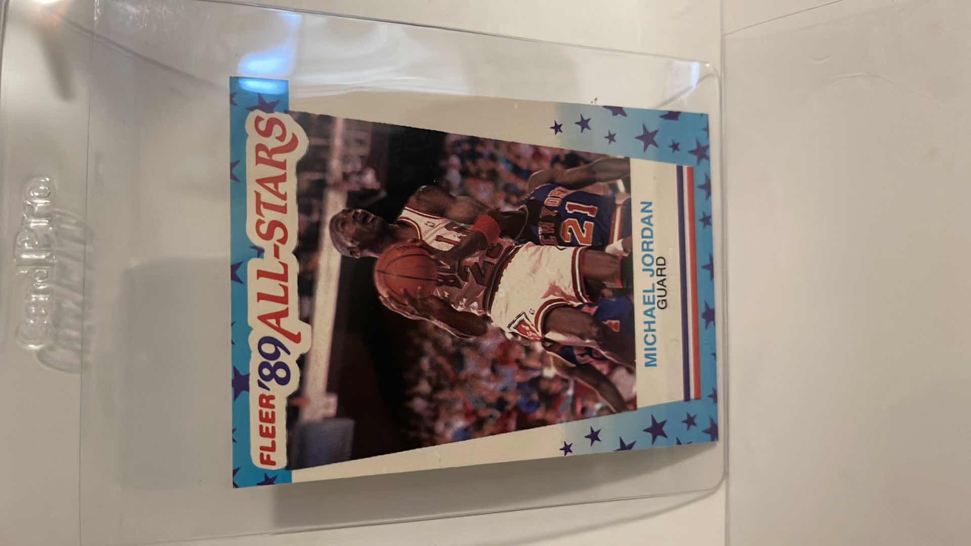 Photo 1 of 1989 MICHAEL JORDAN FLEER CARD 3