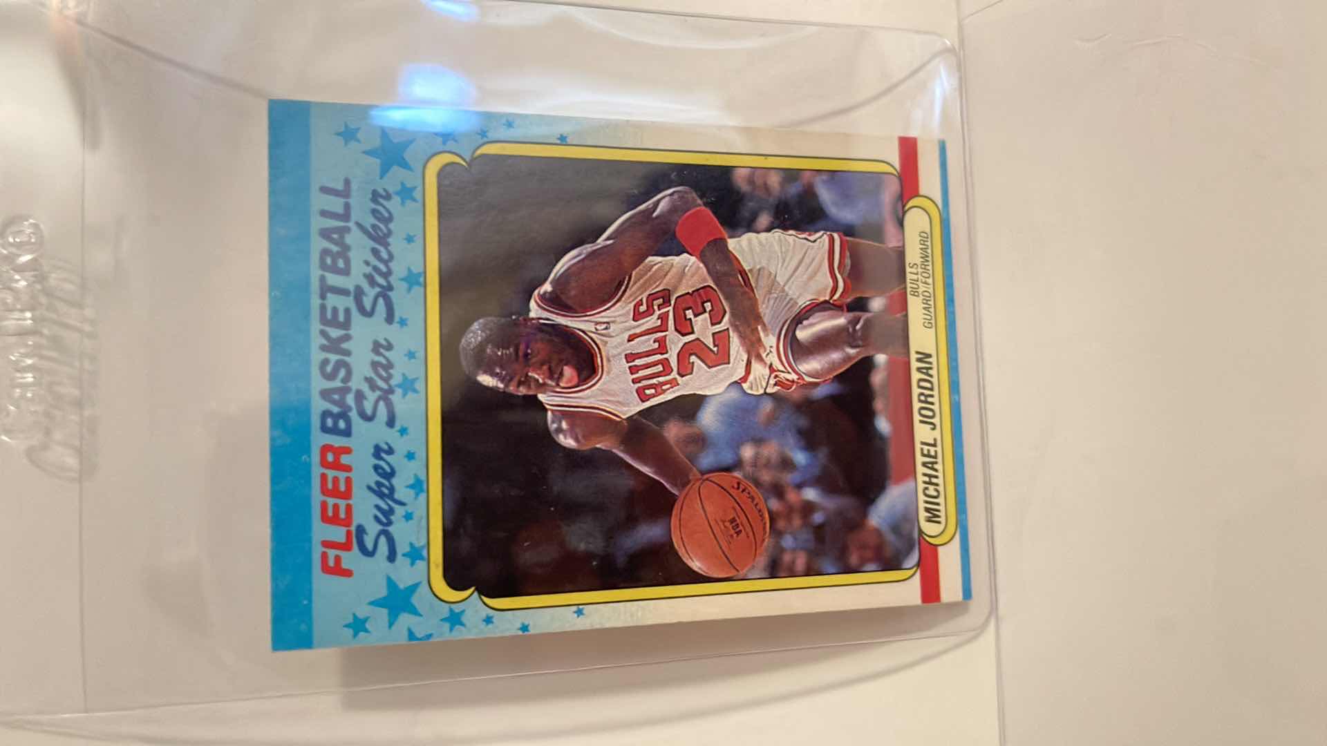Photo 1 of 1988 MICHAEL JORDAN FLEER CARD 7