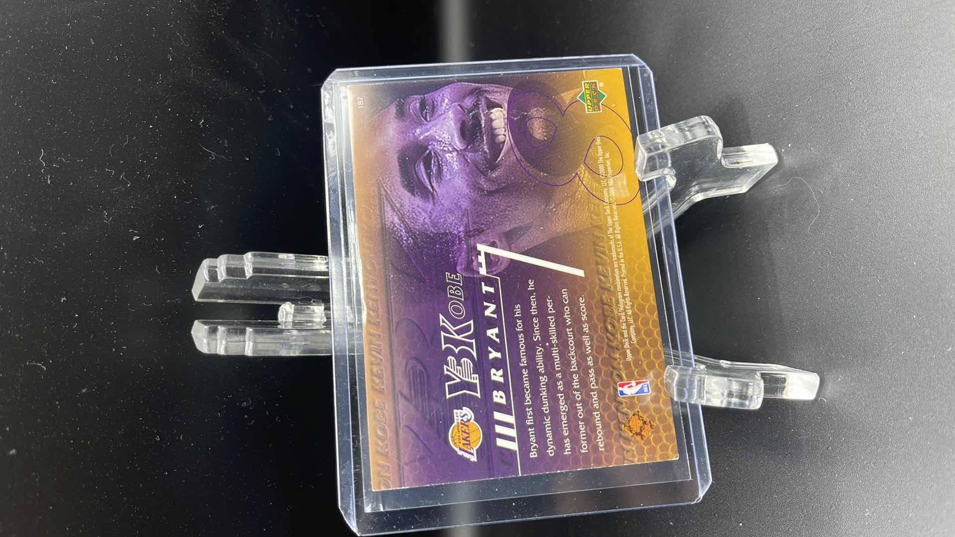 Photo 1 of 2000 KOBE BRYANT UPPER DECK CARD 187