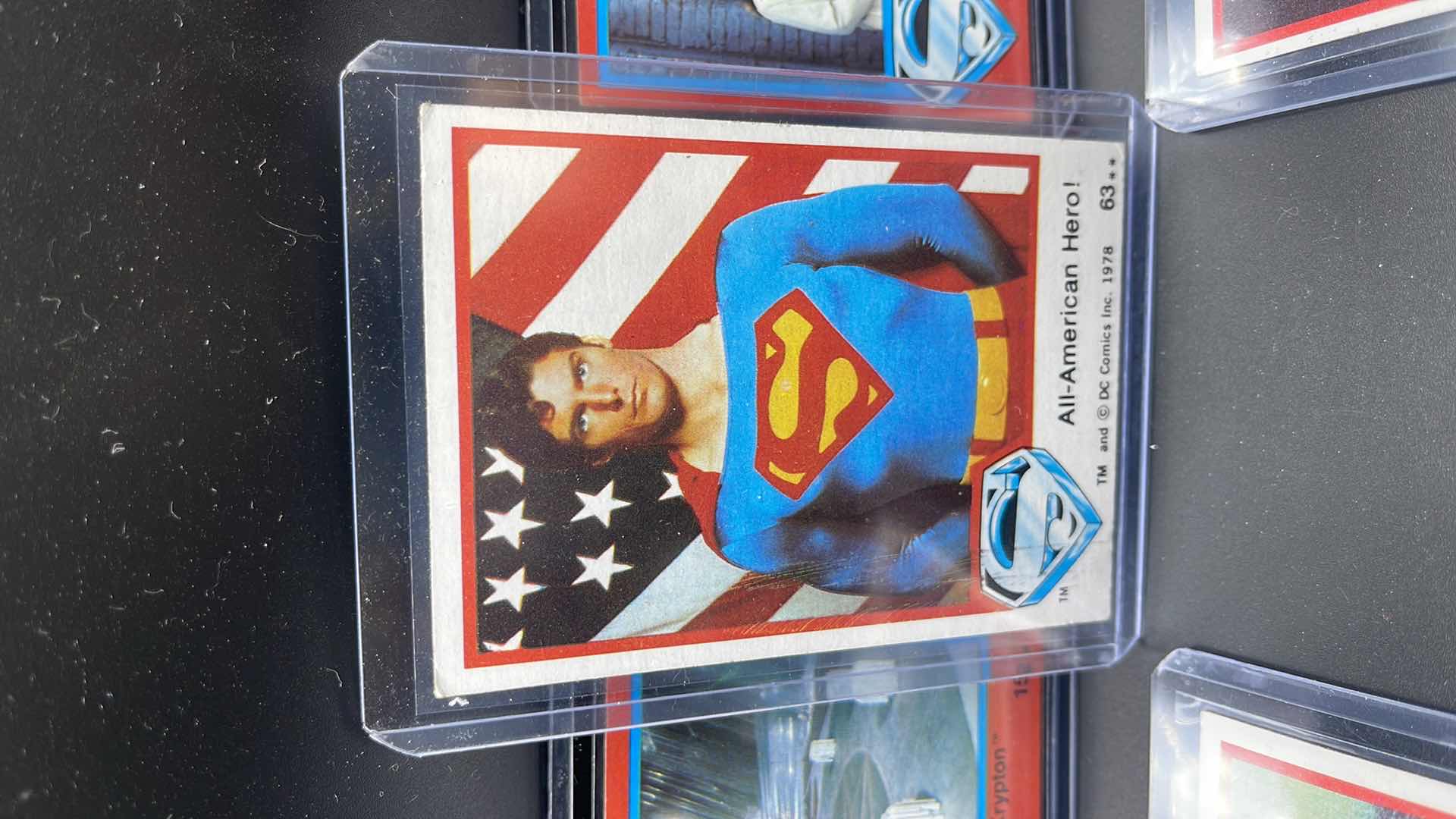 Photo 1 of (5) 1978 DC COMICS SUPERMAN CARDS