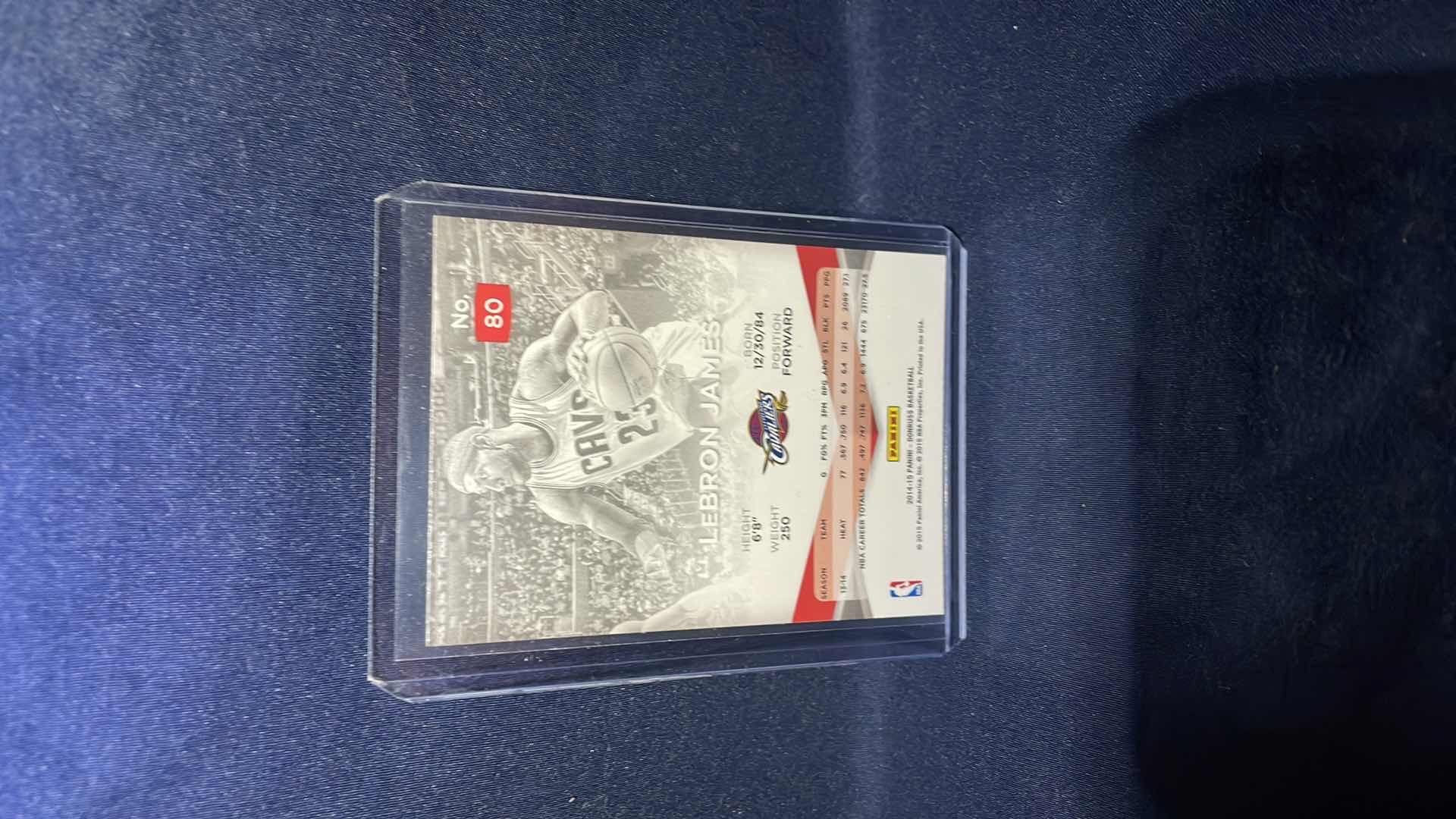 Photo 1 of 2014 ELITE CARD LeBRON JAMES CARD #80