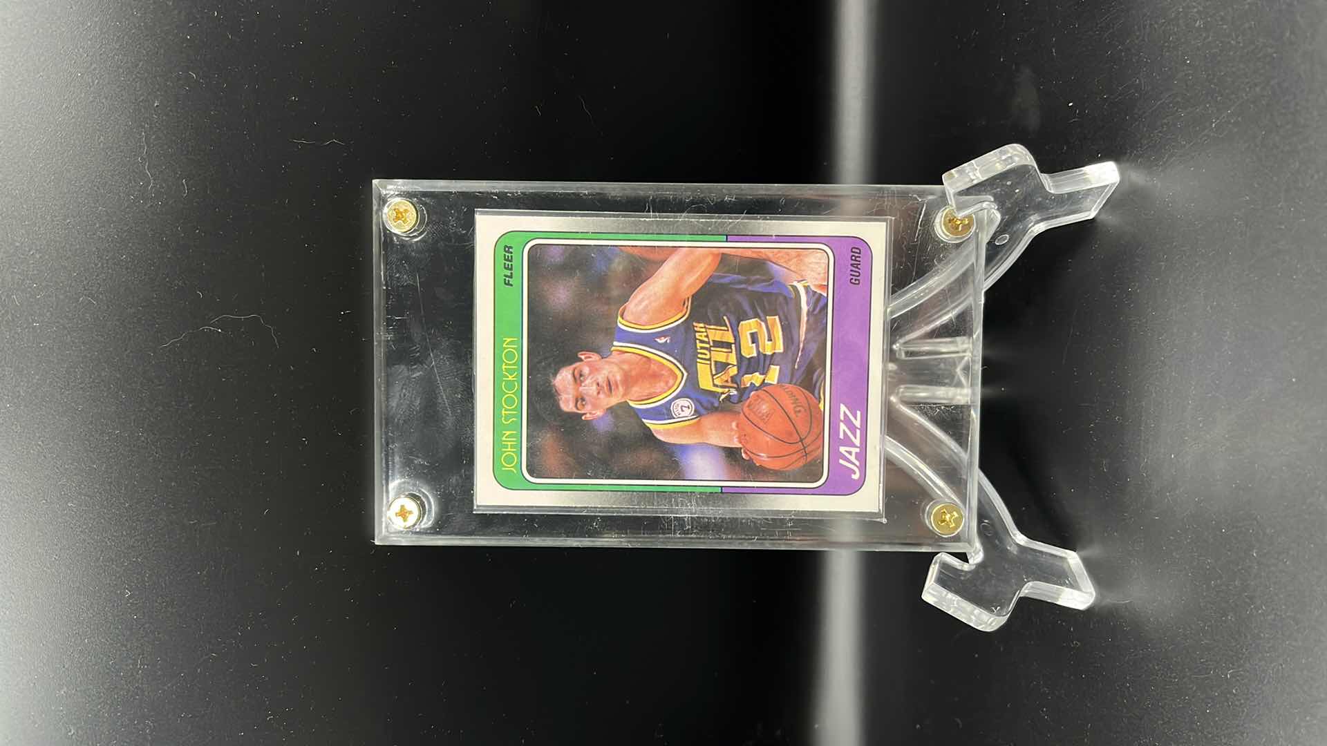 Photo 1 of 1988 JOHN STOCKTON FLEER ROOKIE CARD 115