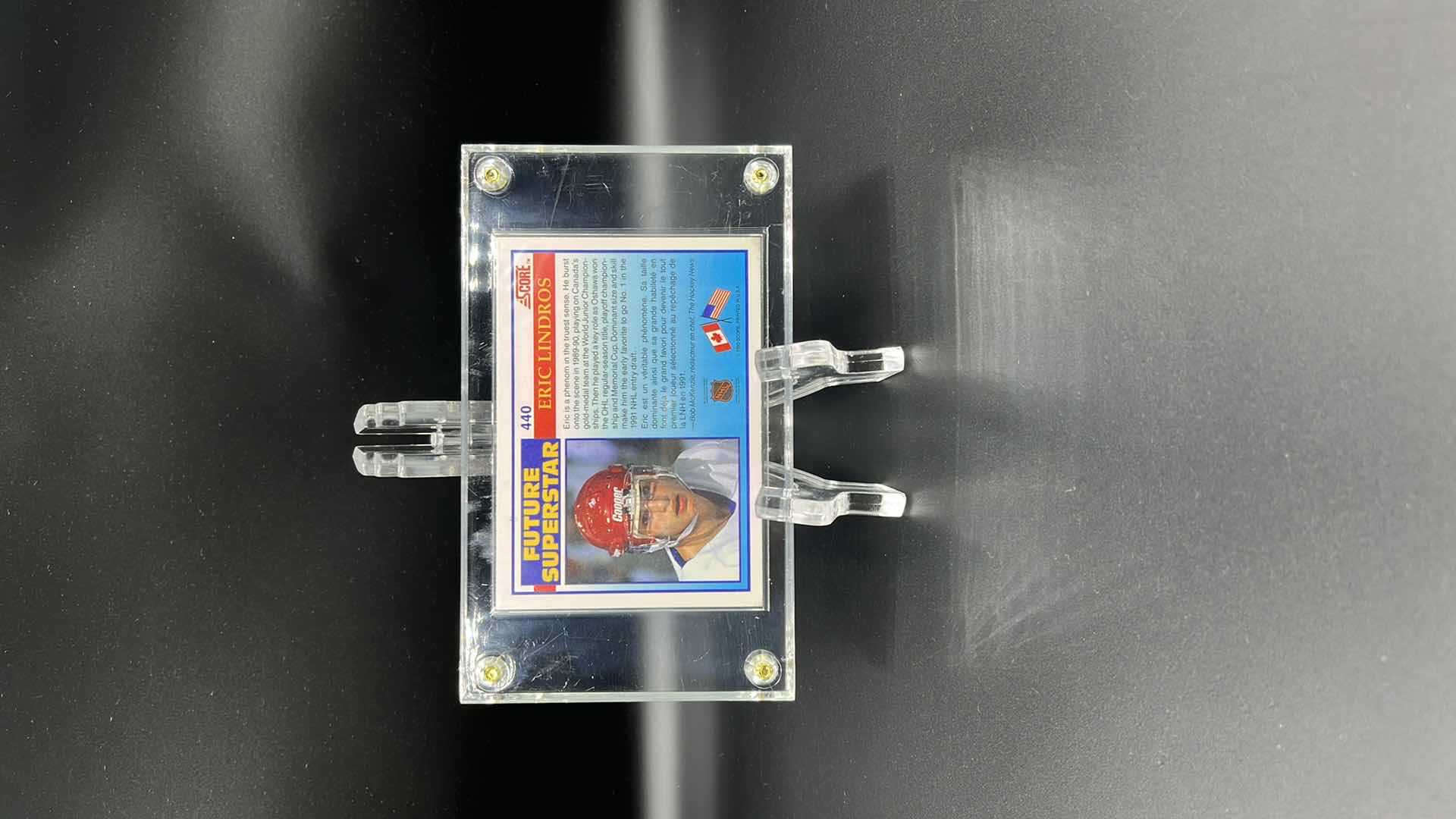 Photo 1 of 1990 ERIC LINDROS SCORE ROOKIE CARD 440