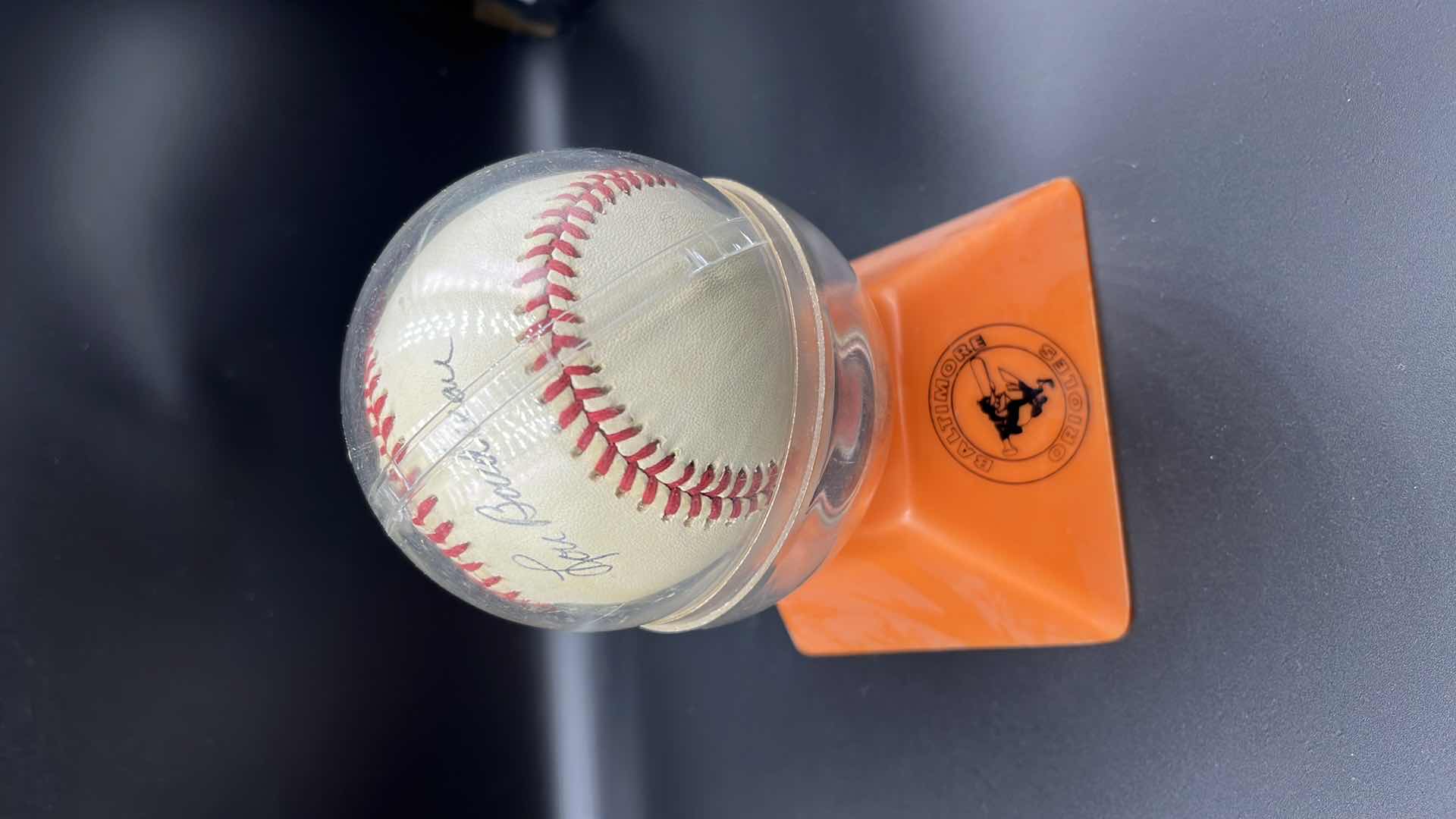 Photo 1 of LOUIS BOUNDREAU AUTOGRAPHED BASEBALL