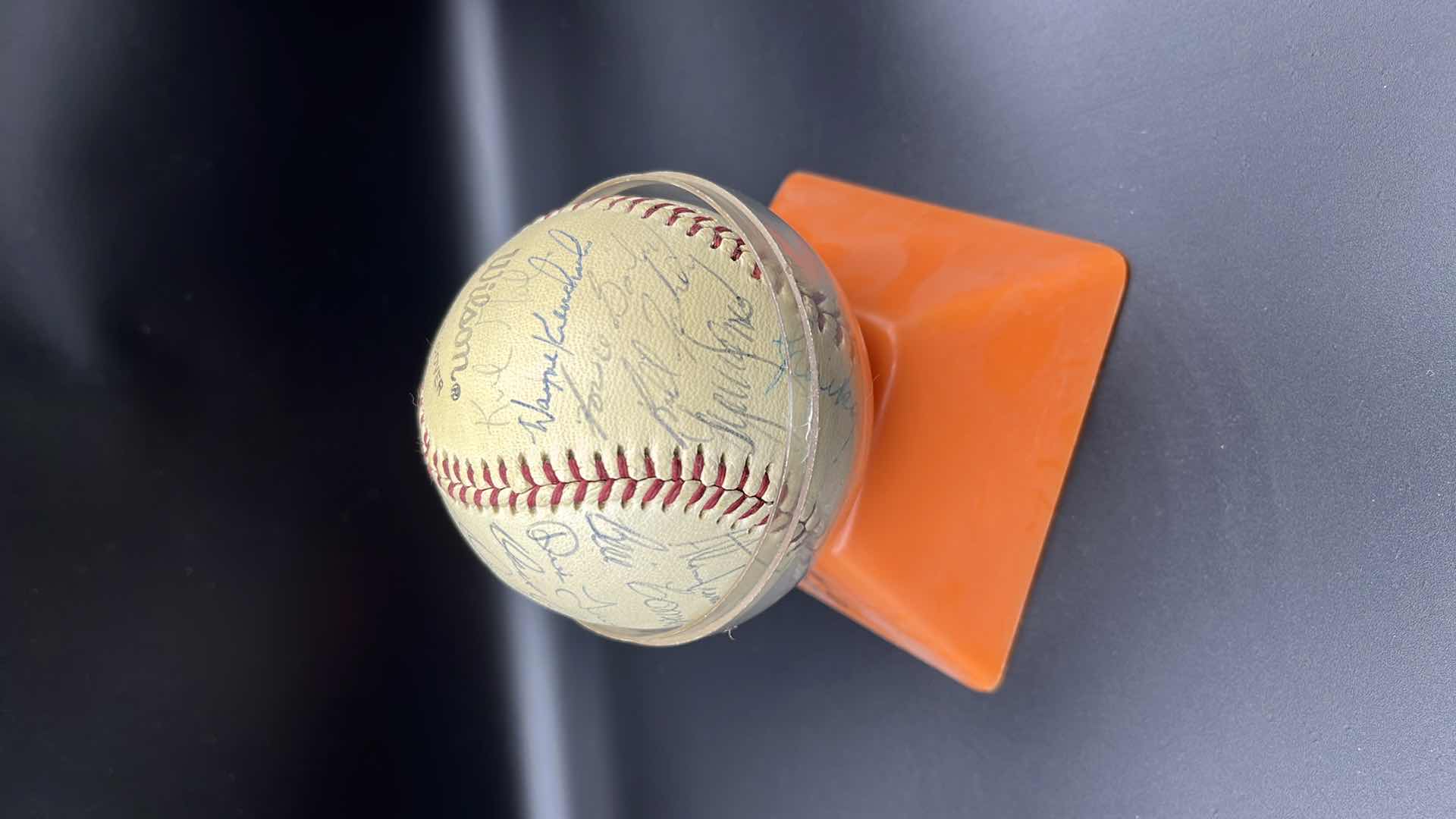 Photo 1 of 1980'S DETROIT TIGERS AUTOGRAPHED TEAM BASEBALL