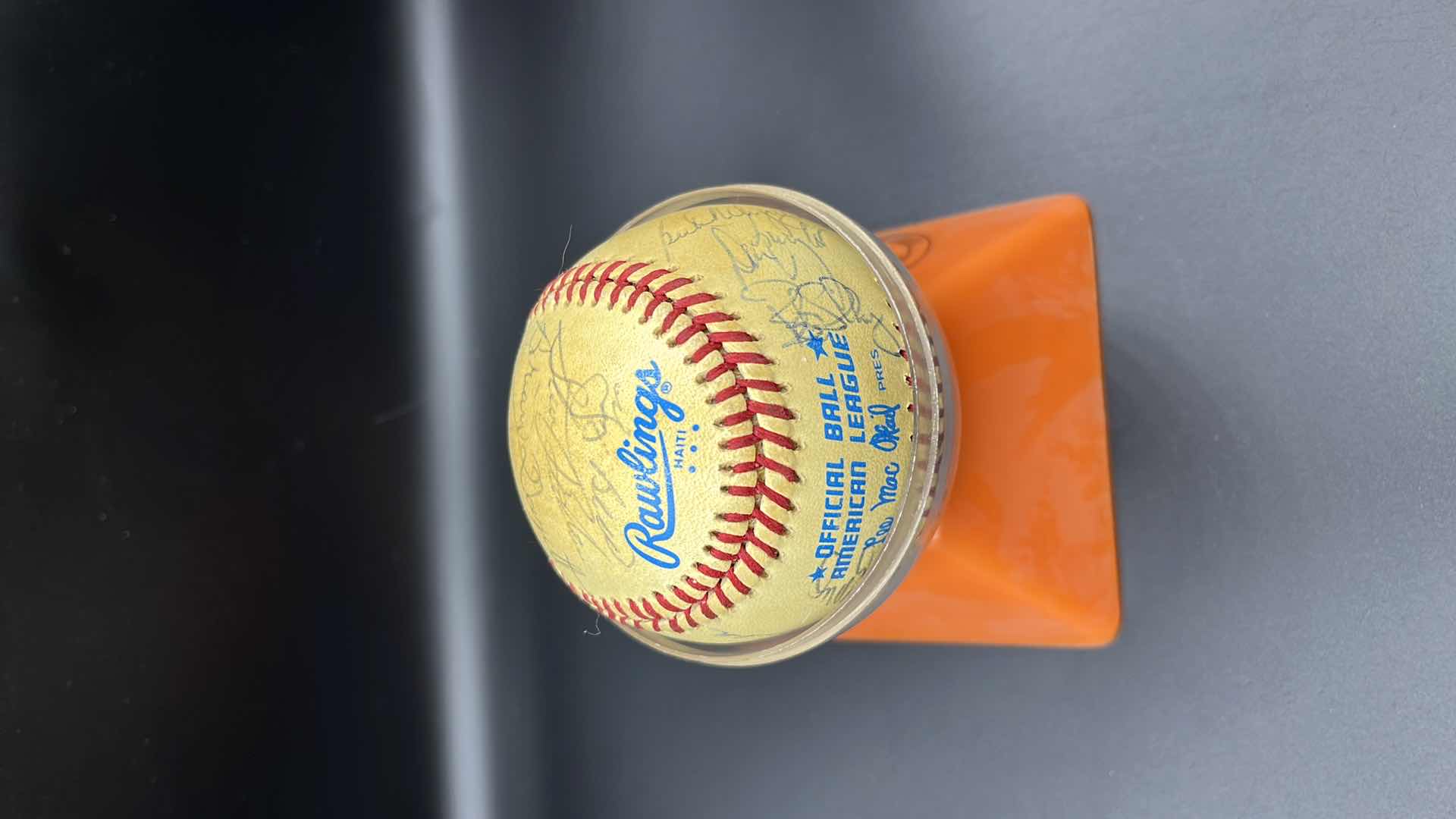 Photo 3 of VINTAGE  ANGELS AUTOGRAPHED BASEBALL