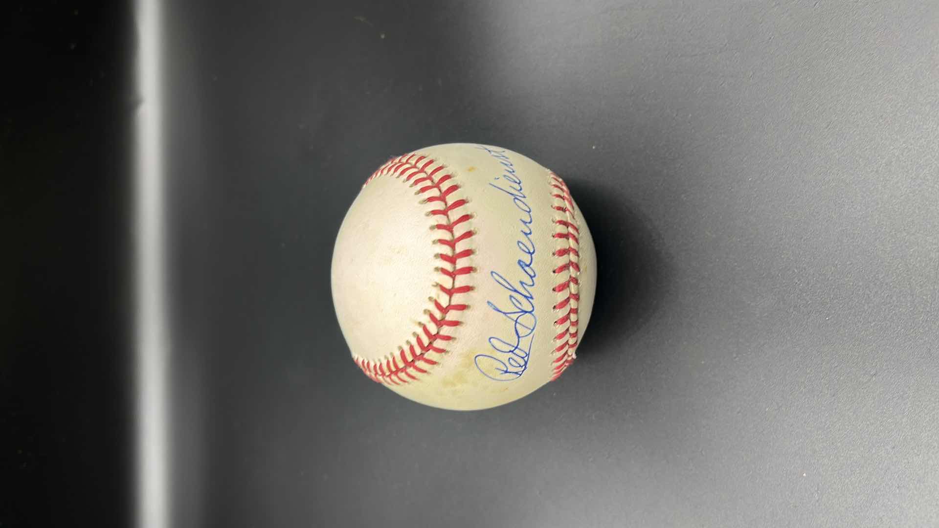 Photo 1 of RED SCHOENDIENST AUTOGRAPHED BASEBALL HOF