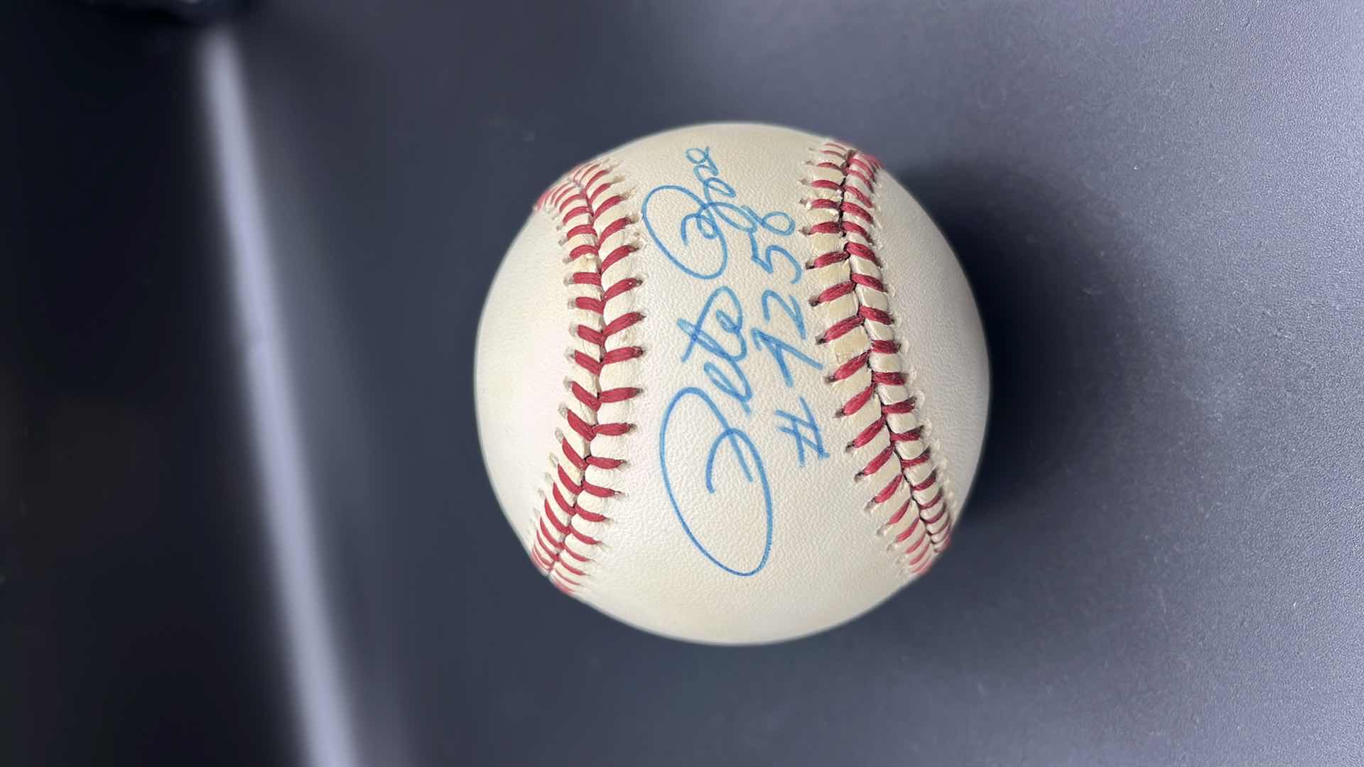 Photo 1 of PETE ROSE AUTOGRAPHED BASEBALL