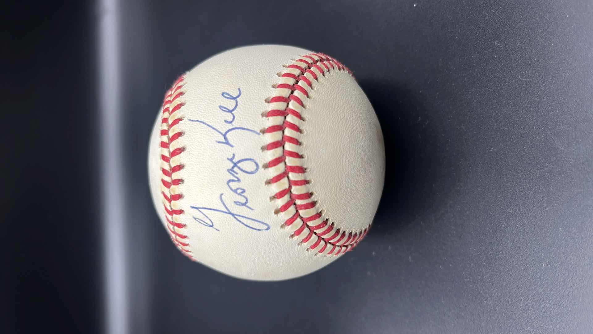 Photo 1 of RARE SPARK ANDERSON "GEORGE LEE ANDERSON" AUTOGRAPHED BASEBALL