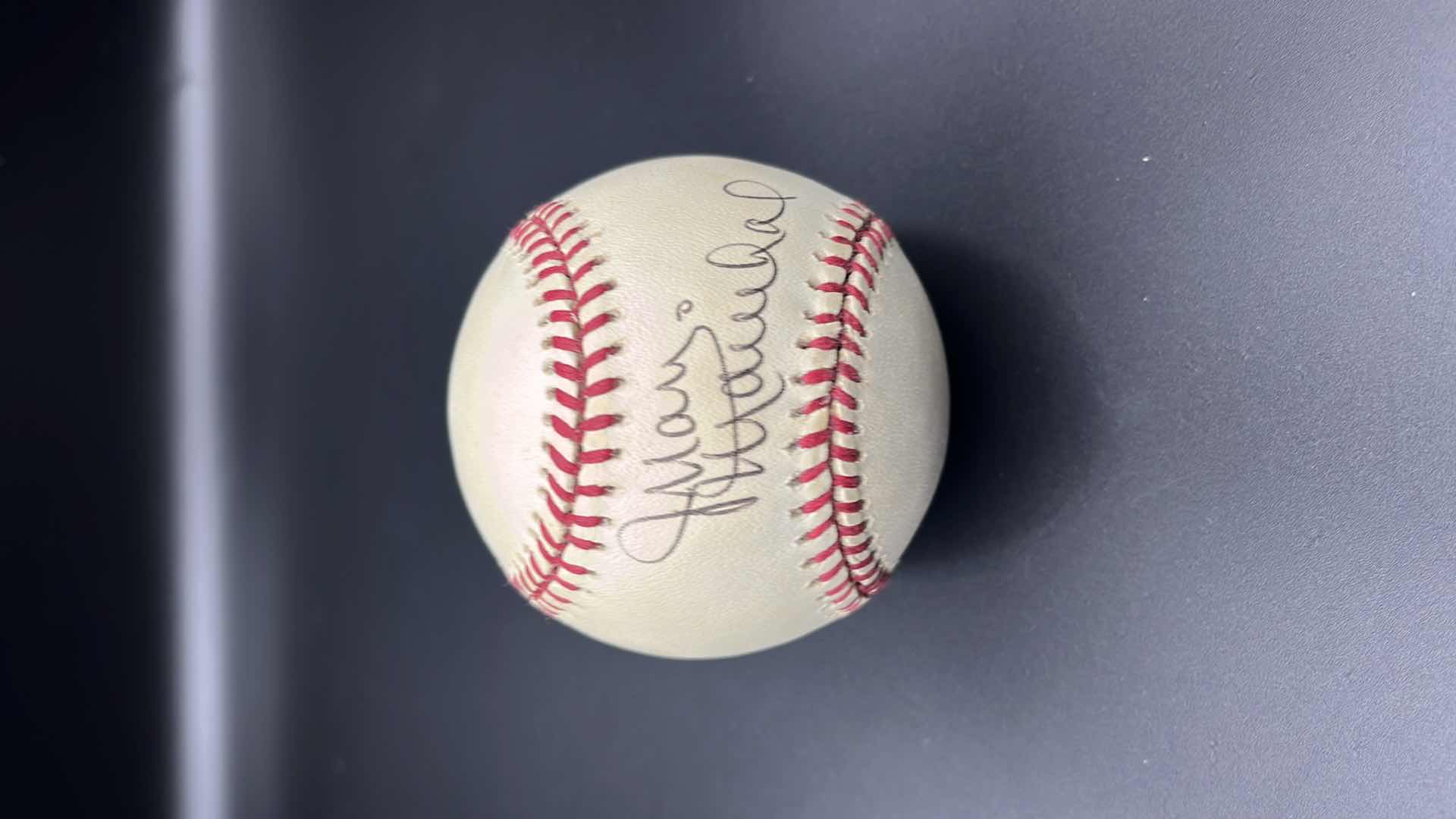 Photo 1 of AUTOGRAPHED RAWLINGS BASEBALL BY JUAN MARICHAL SAN FRANCISCO GIANTS