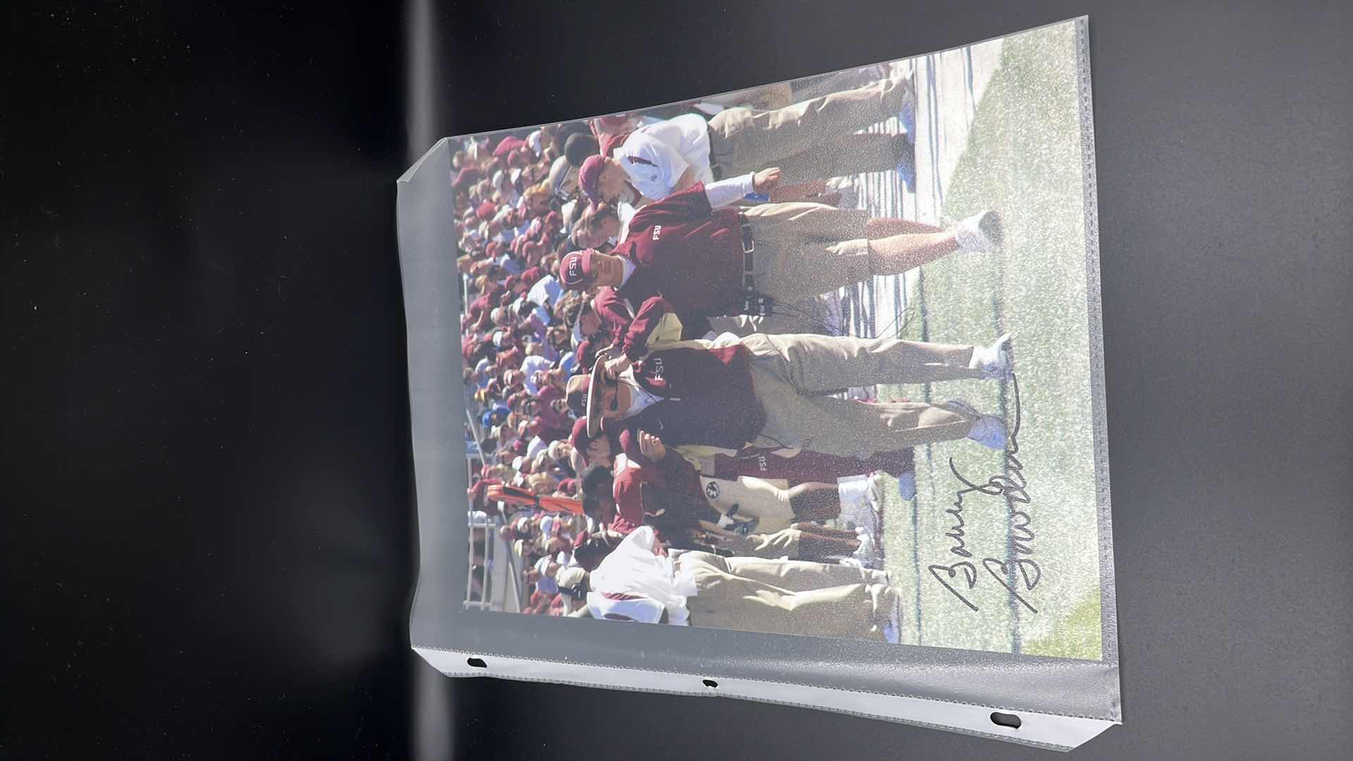 Photo 1 of AUTOGRAPHED PICTURE OF BARRY BOWDEN