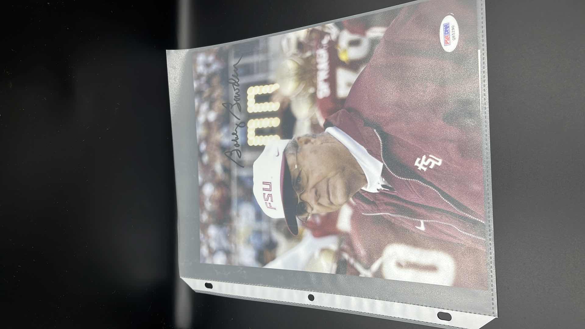 Photo 1 of AUTOGRAPHED PICTURE OF BARRY BOWDEN