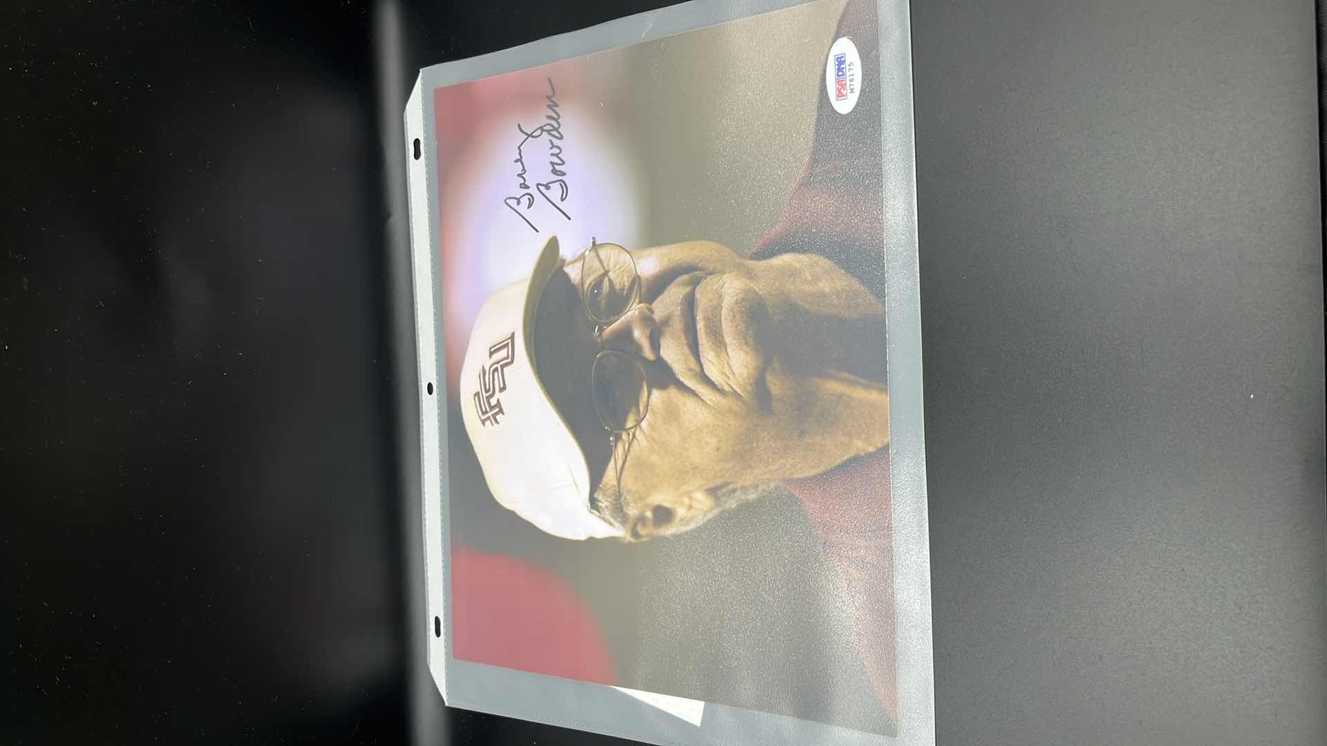 Photo 1 of AUTOGRAPHED PICTURE OF BARRY BOWDEN