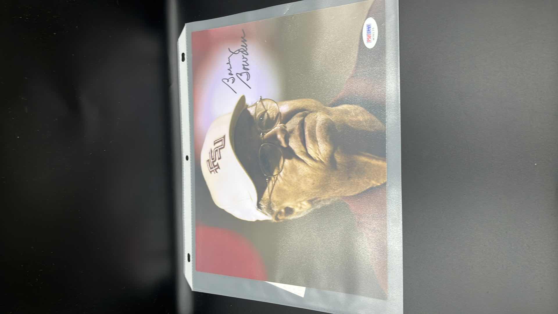 Photo 1 of AUTOGRAPHED PICTURE OF BARRY BOWDEN