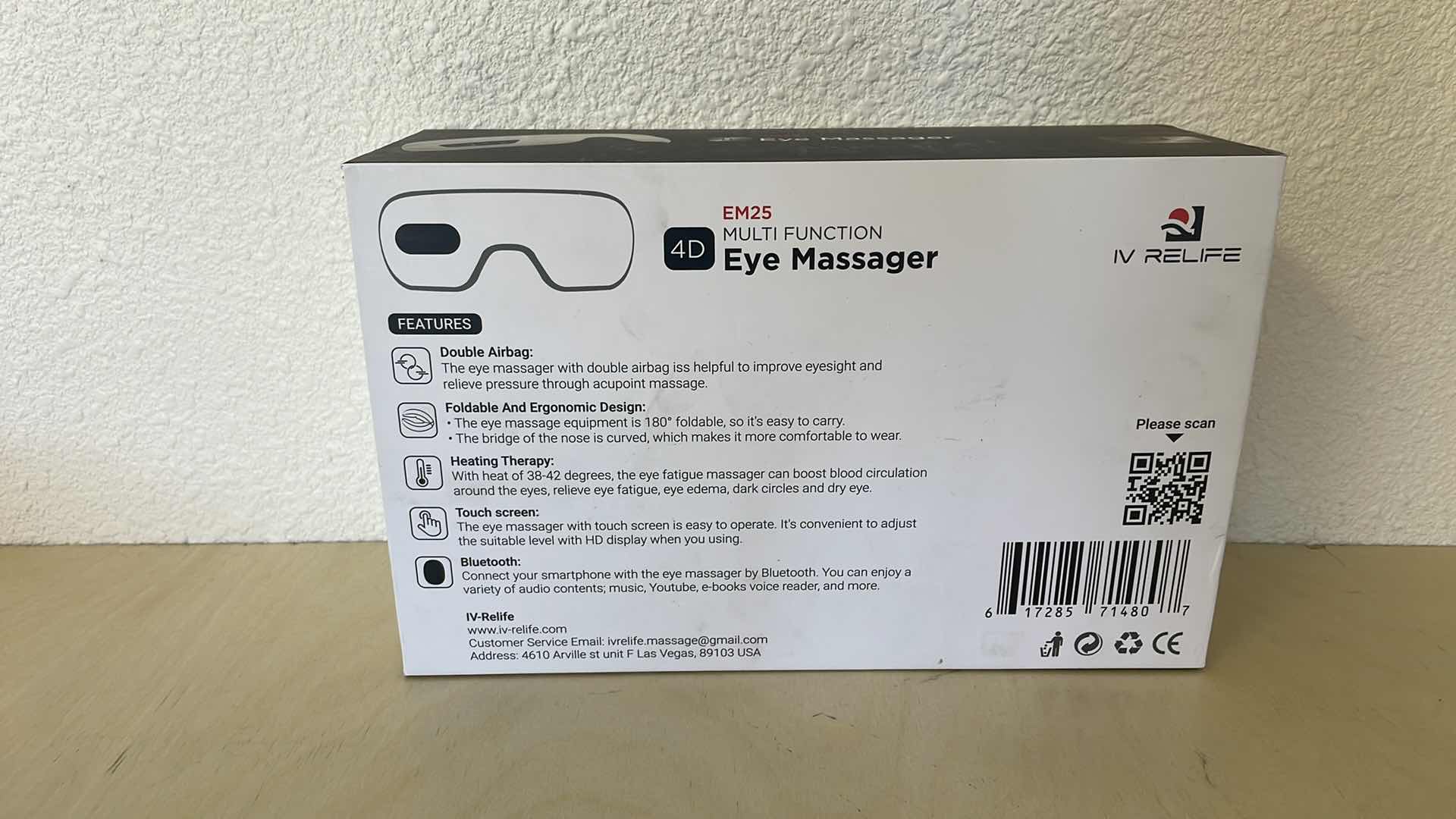 Photo 1 of IV RELIFE 4D EYE MASSAGER