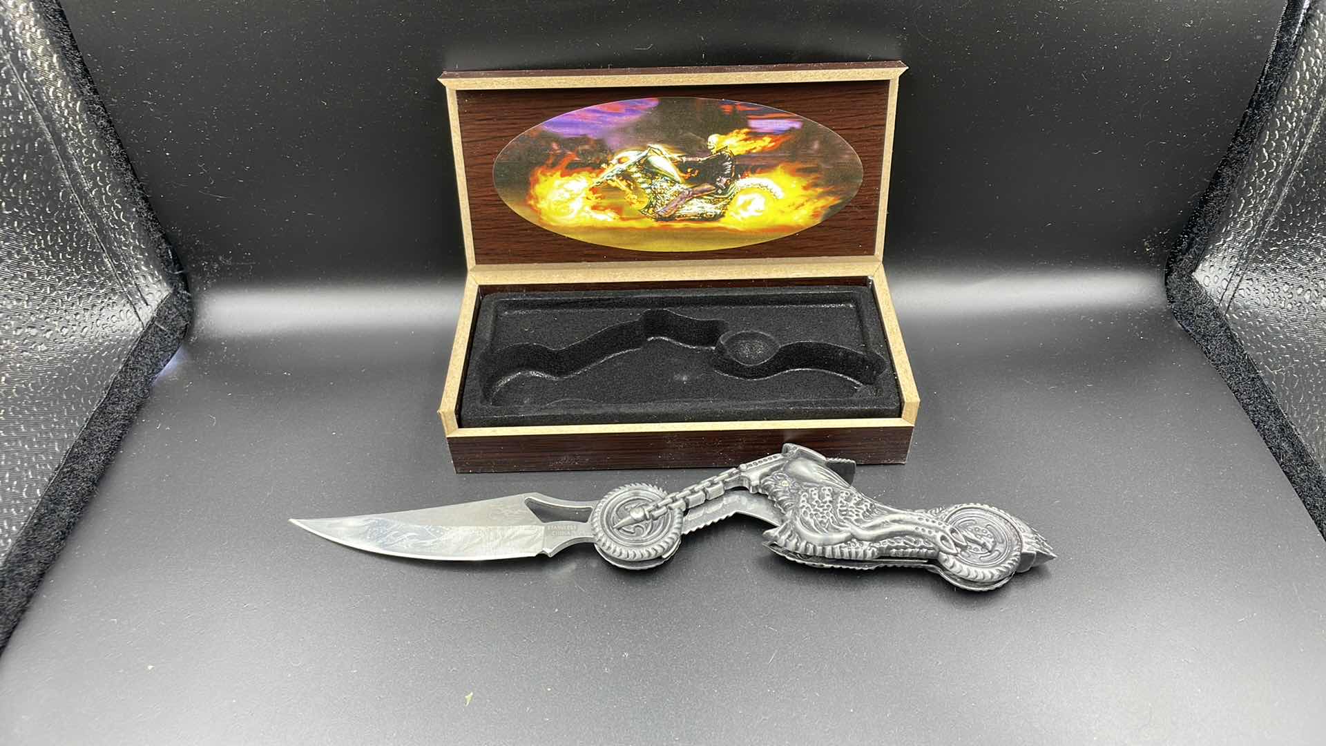 Photo 1 of GHOST RIDER FOLDING KNIFE 9”
