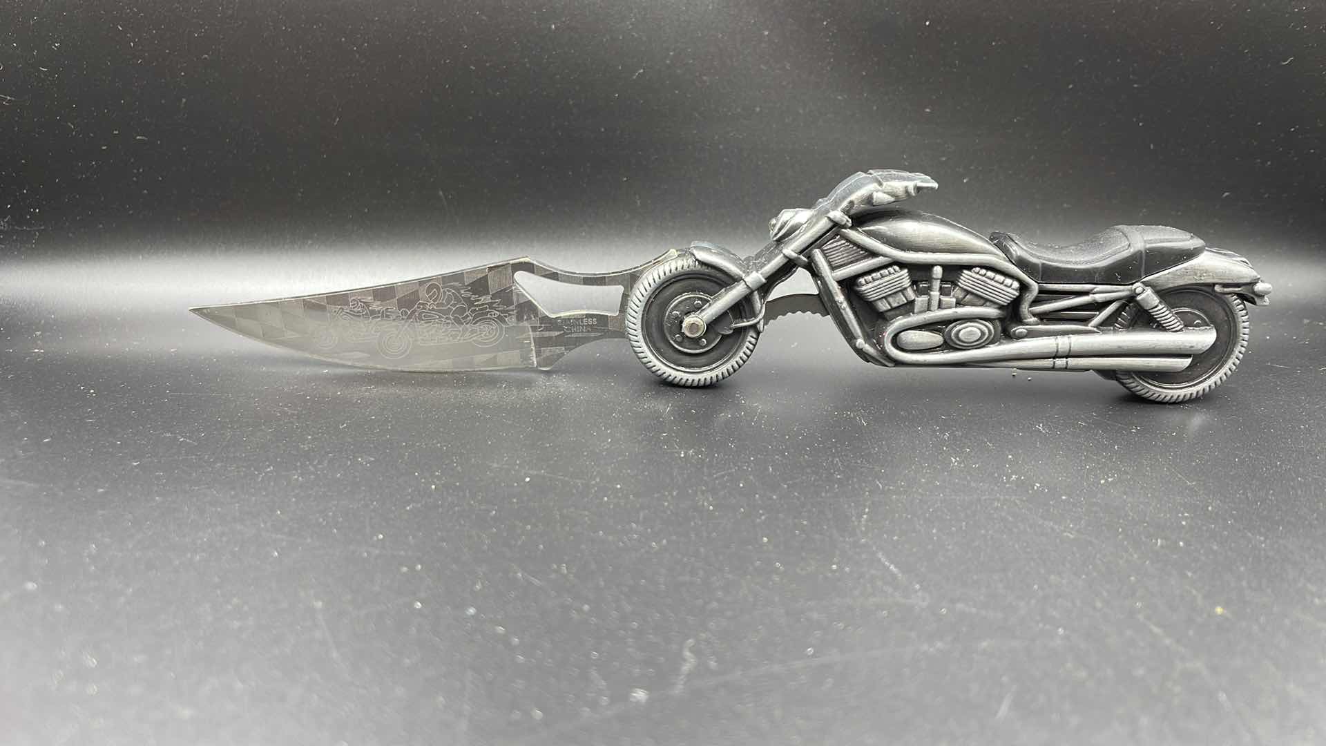 Photo 1 of MOTORCYCLE FOLDING KNIFE 9”