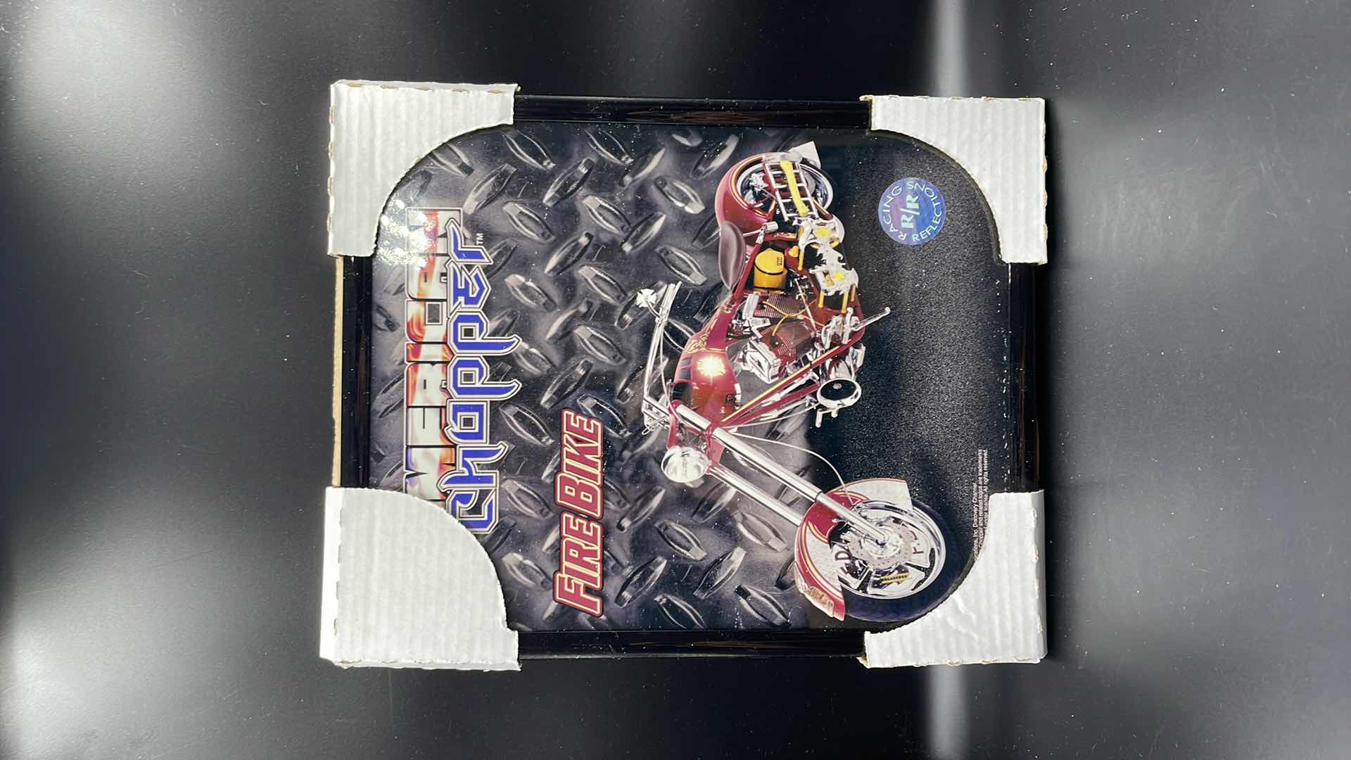 Photo 1 of AMERICAN CHOPPER FIRE BIKE FRAMED PICTURE 8x10