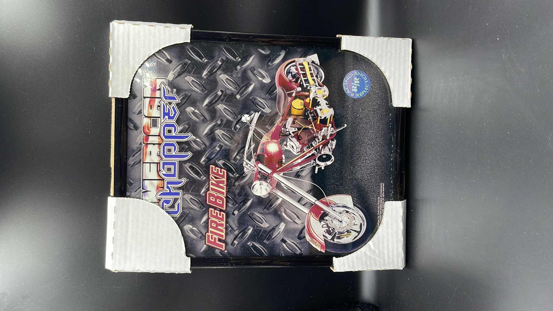 Photo 1 of AMERICAN CHOPPER FIRE BIKE FRAMED PICTURE 8x10