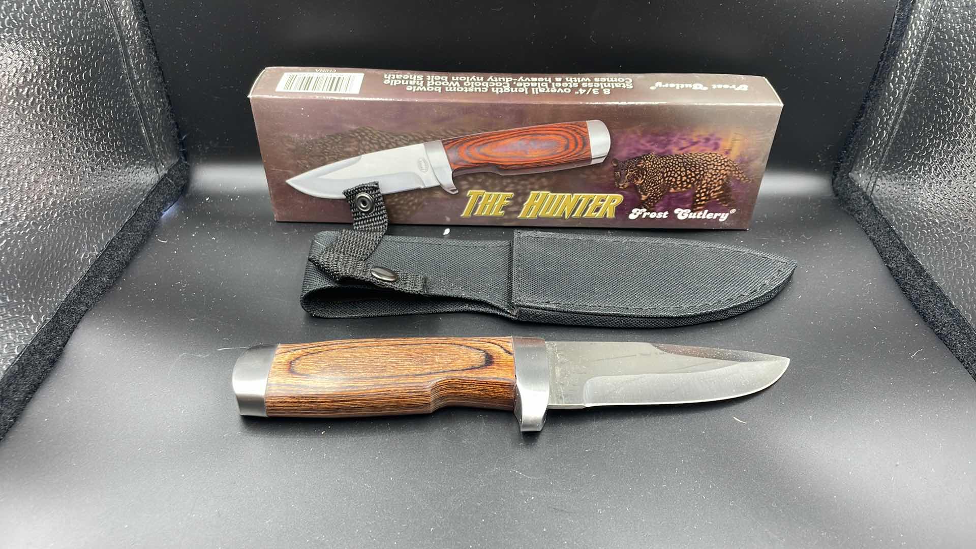Photo 1 of FROST CUTLERY THE HUNTER BLADE AND SHEATH 8”