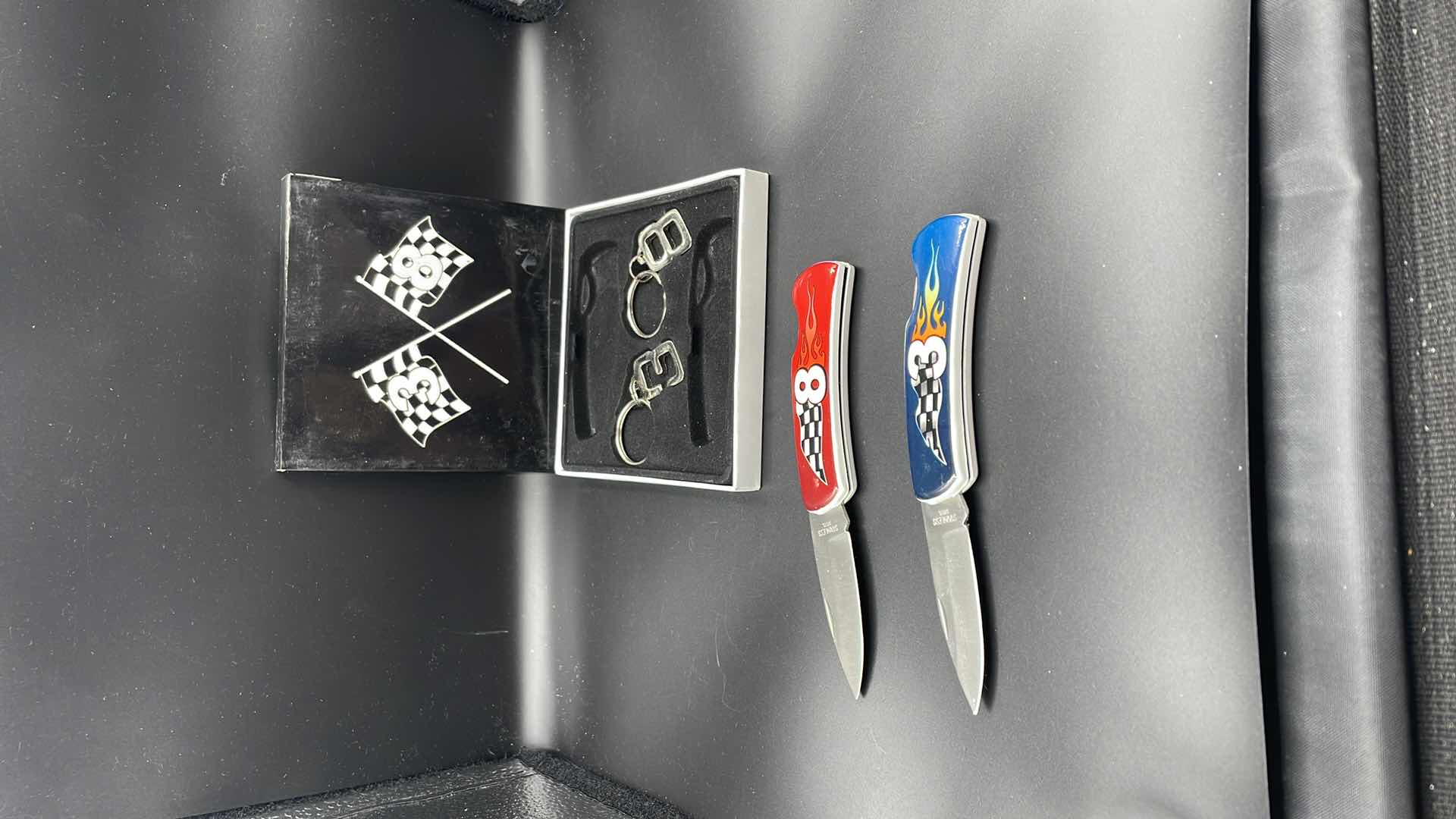 Photo 1 of #3 AND #8 POCKET KNIVES AND KEYCHAINS