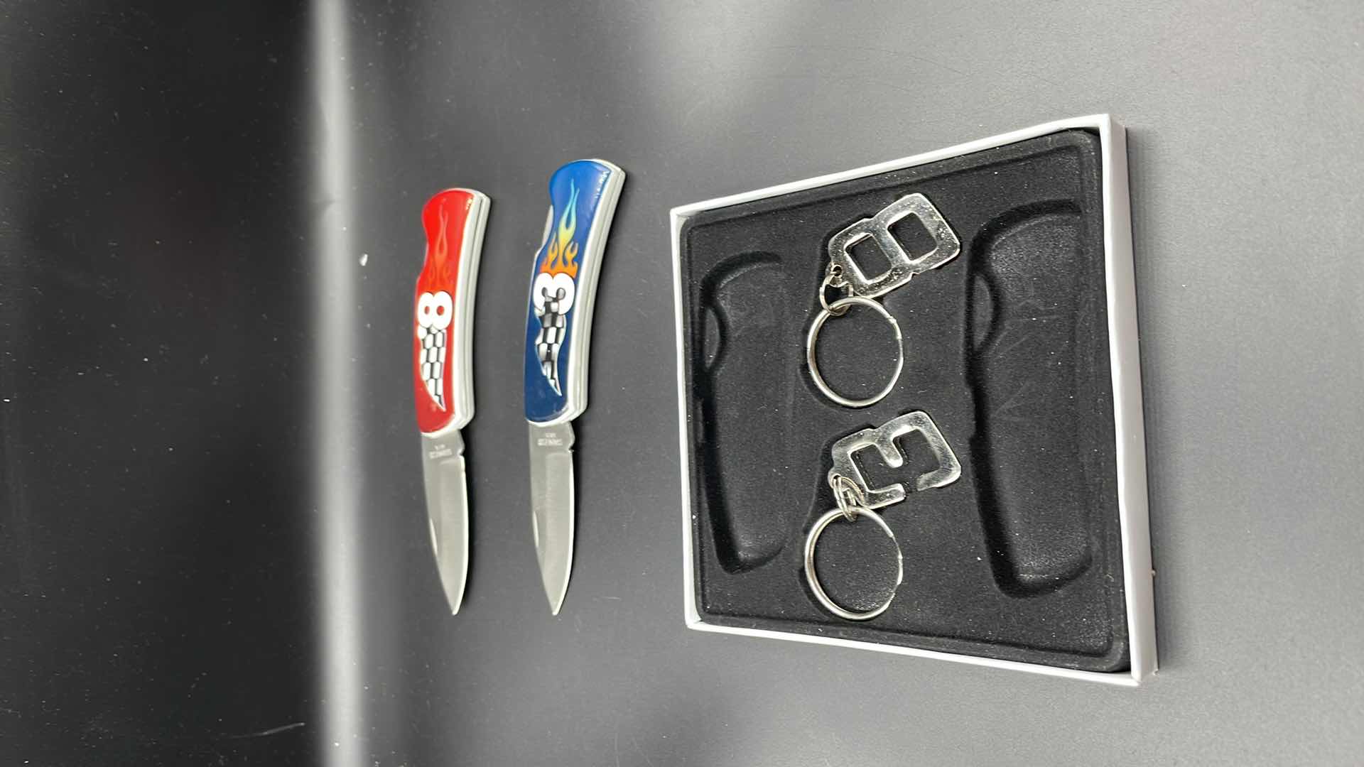 Photo 1 of #3 AND #8 POCKET KNIVES AND KEYCHAINS