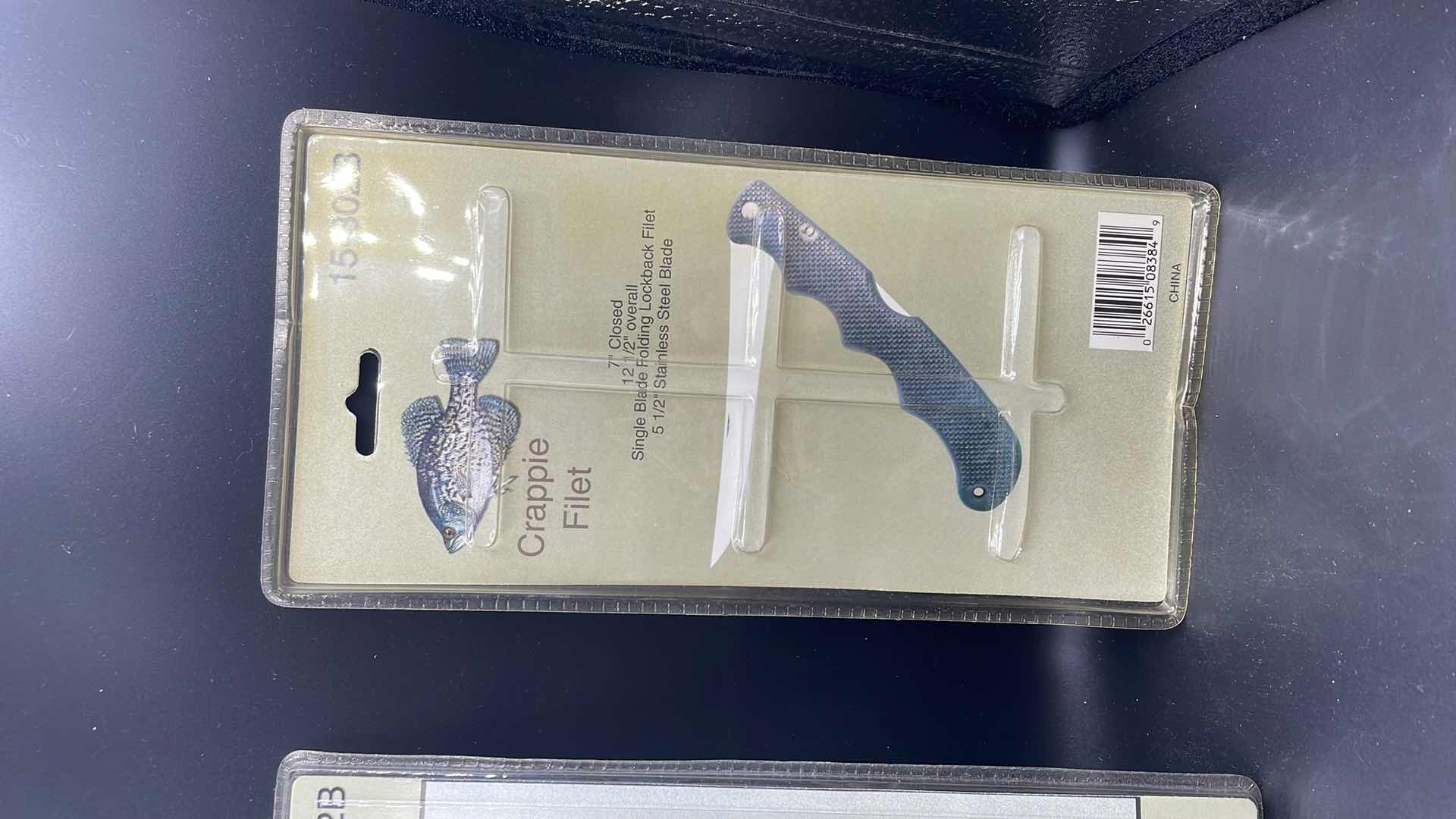 Photo 1 of FROST CUTLERY CRAPPIE FILET FOLDING KNIFE SET OF TWO 12”