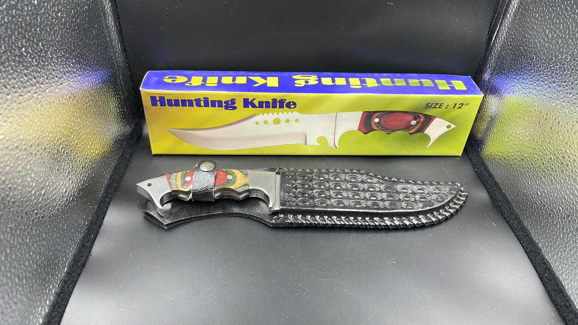 Photo 1 of HUNTING KNIFE WITH SHEATH 12”