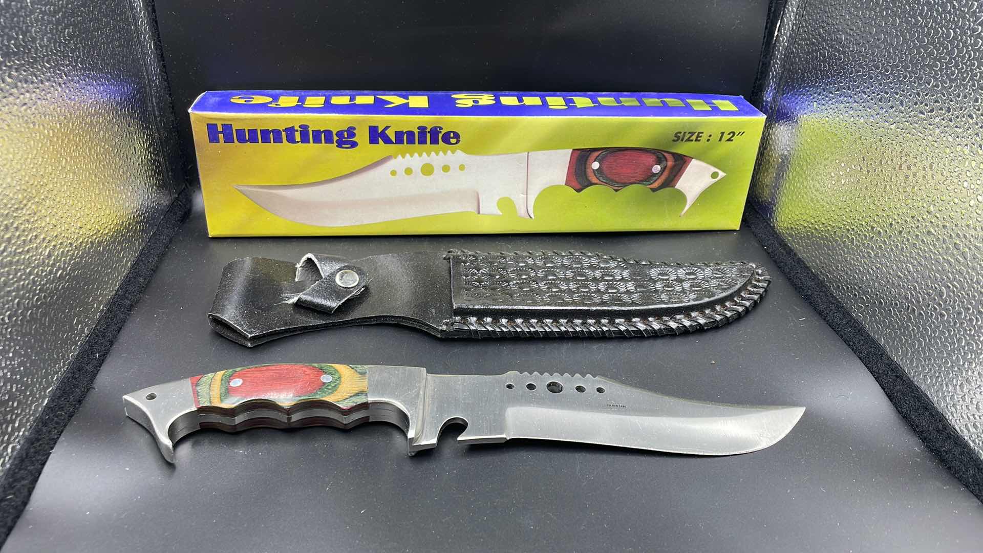 Photo 1 of HUNTING KNIFE WITH SHEATH 12”