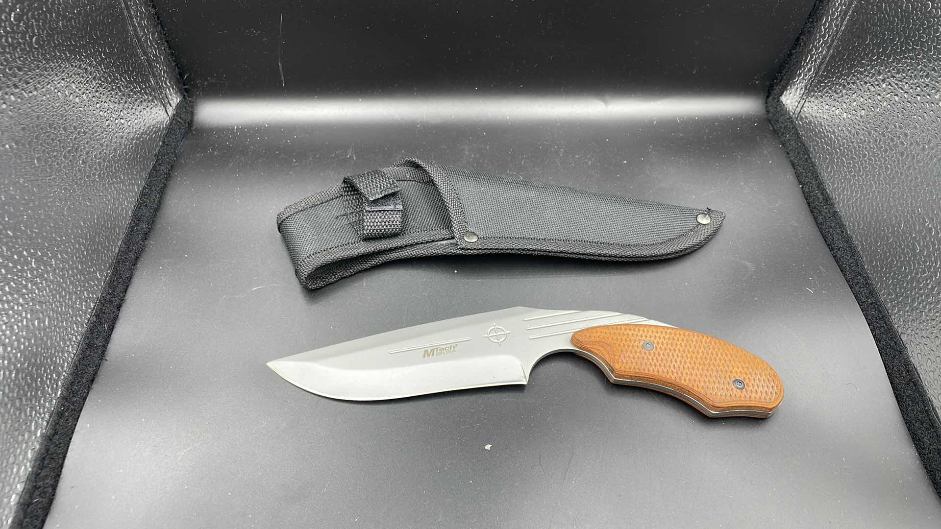 Photo 1 of MTECH STAINLESS BLADE AND SHEATH 9.5”