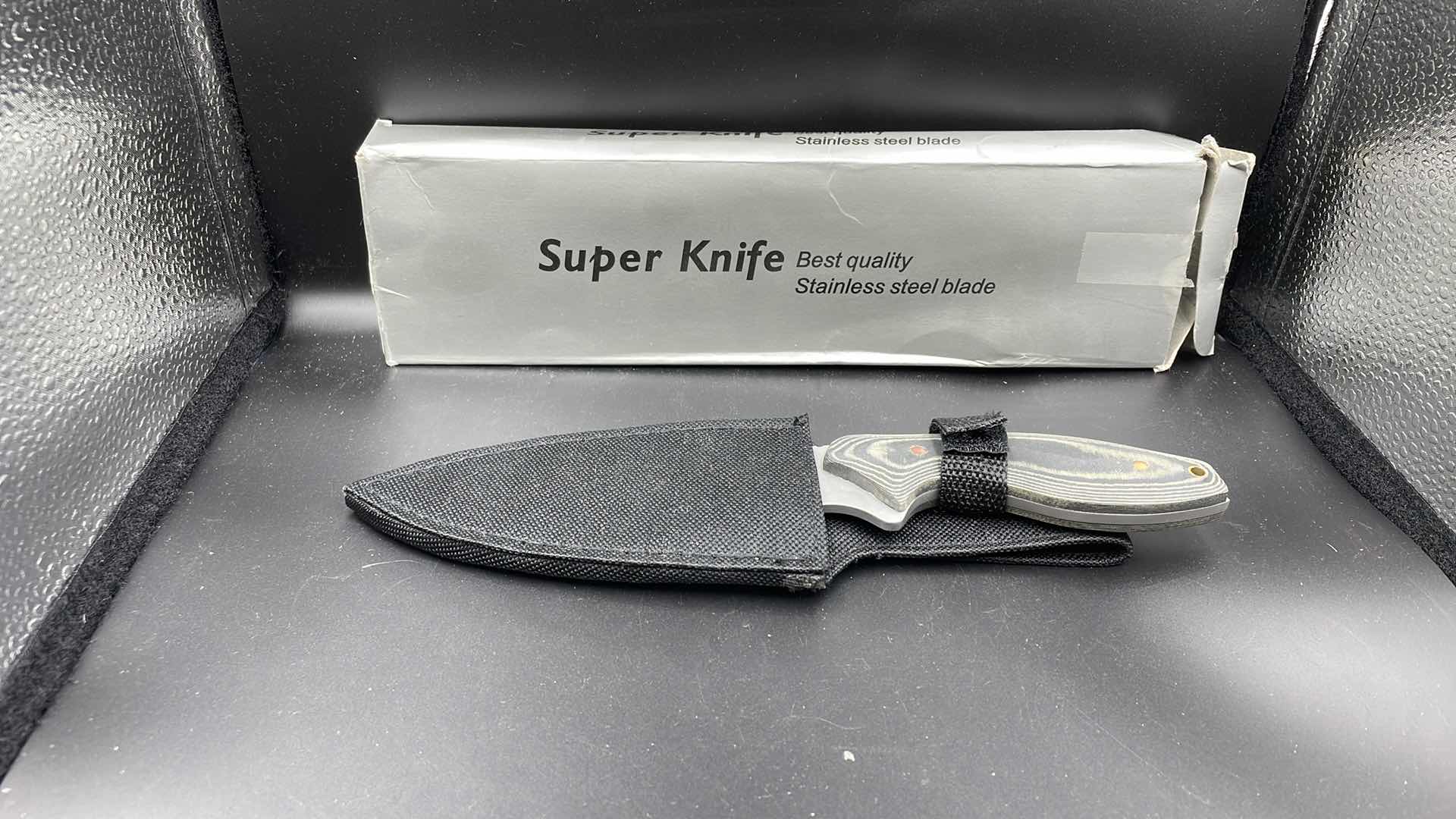 Photo 1 of SUPER KNIFE WITH SHEATH 9”